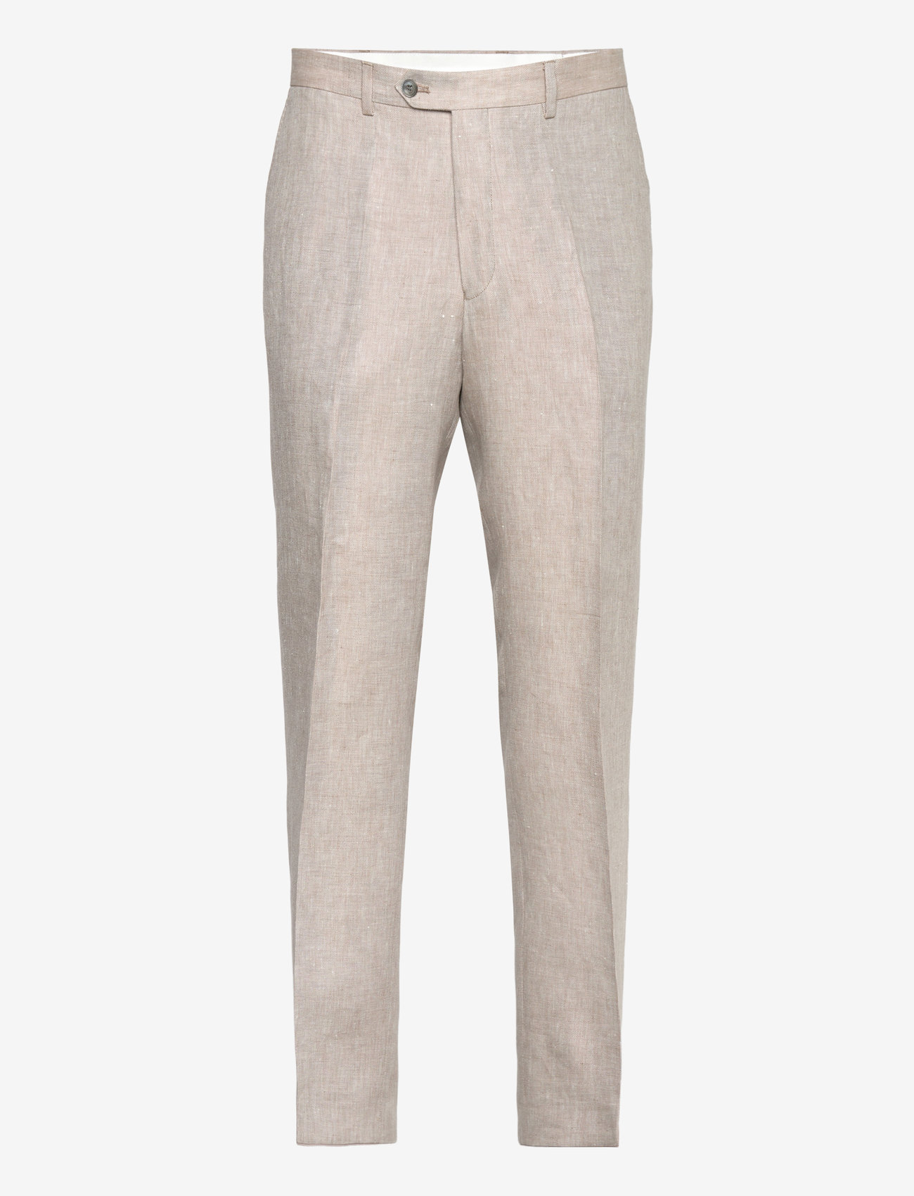 Oscar Jacobson - Del S Trousers - leinenhosen - trench beige - 0