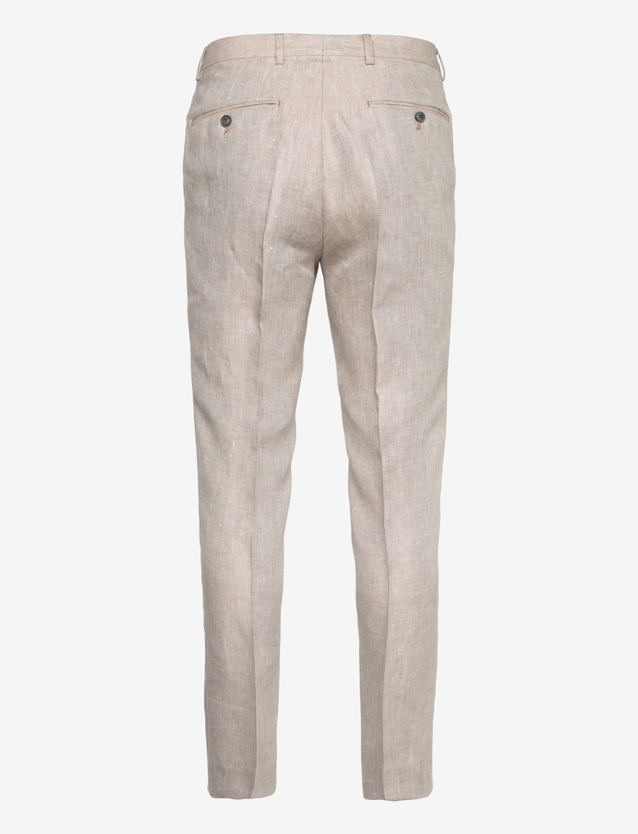 Oscar Jacobson - Del S Trousers - leinenhosen - trench beige - 1