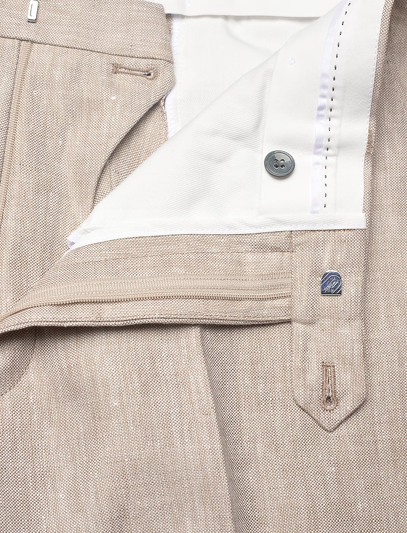 Oscar Jacobson - Del S Trousers - leinenhosen - trench beige - 3