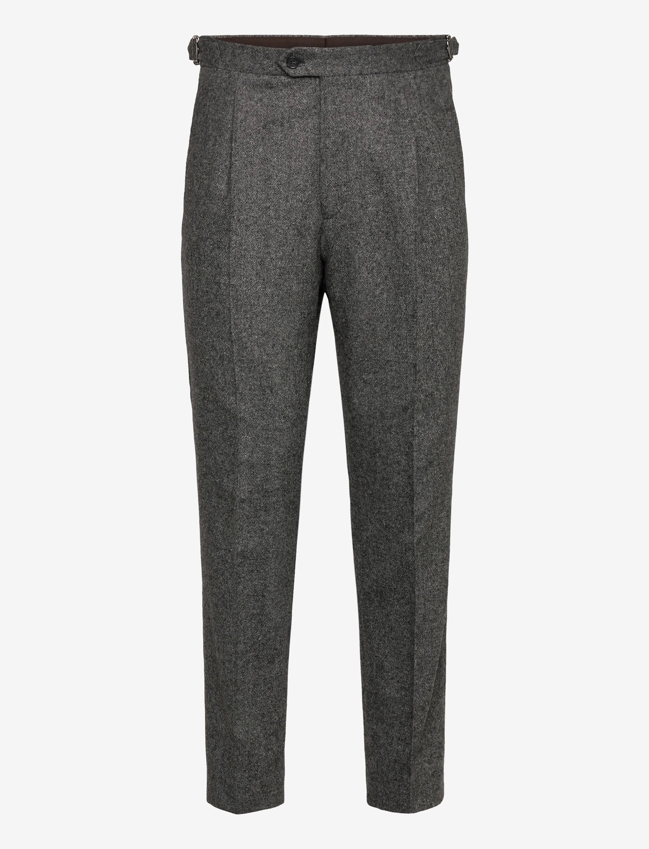 Oscar Jacobson - Delon Side Adjuster Evo Trousers - melange grey - 0