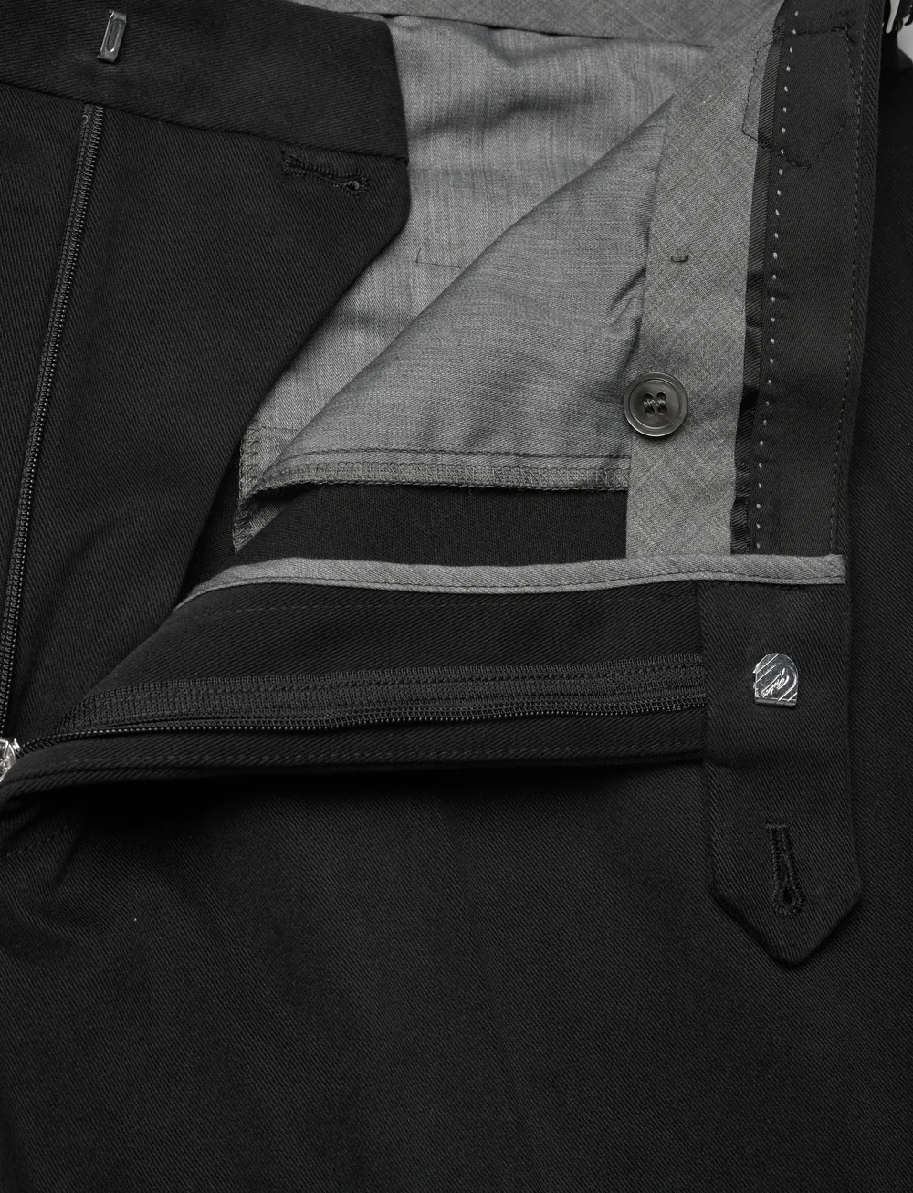 Oscar Jacobson - Delon Side Adjuster Evo Trousers - formlegar buxur - black - 3