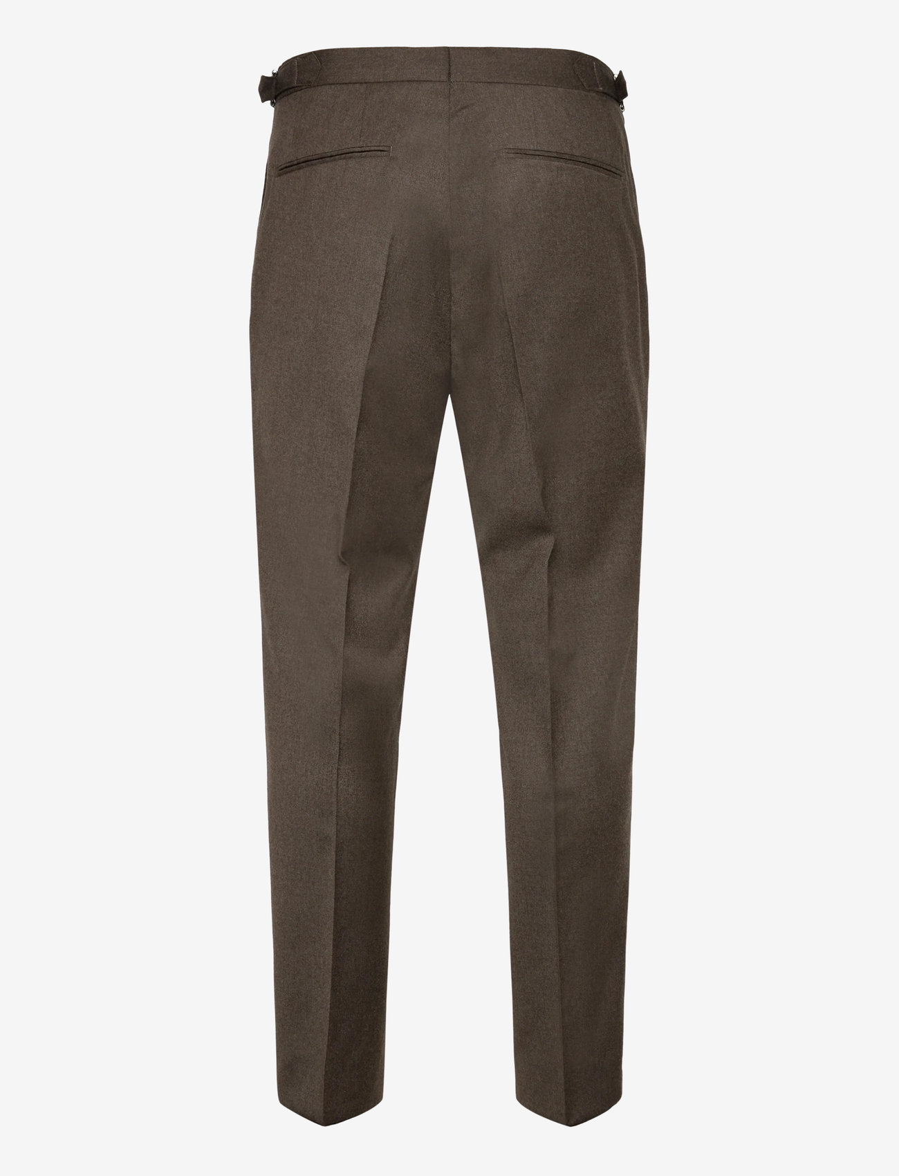 Oscar Jacobson - Delon Side Adjuster Evo Trousers - kostymbyxor - beige melange - 1