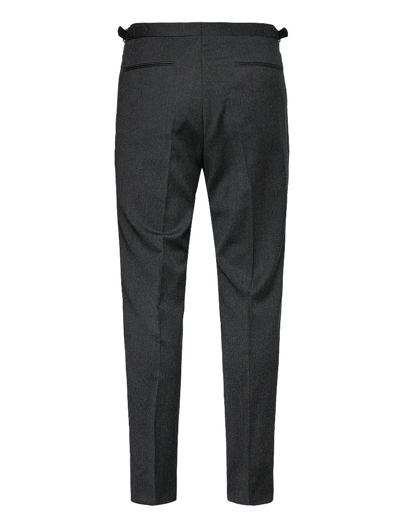 Oscar Jacobson - Delon Side Adjuster Evo Trousers - kostymbyxor - dark grey - 1