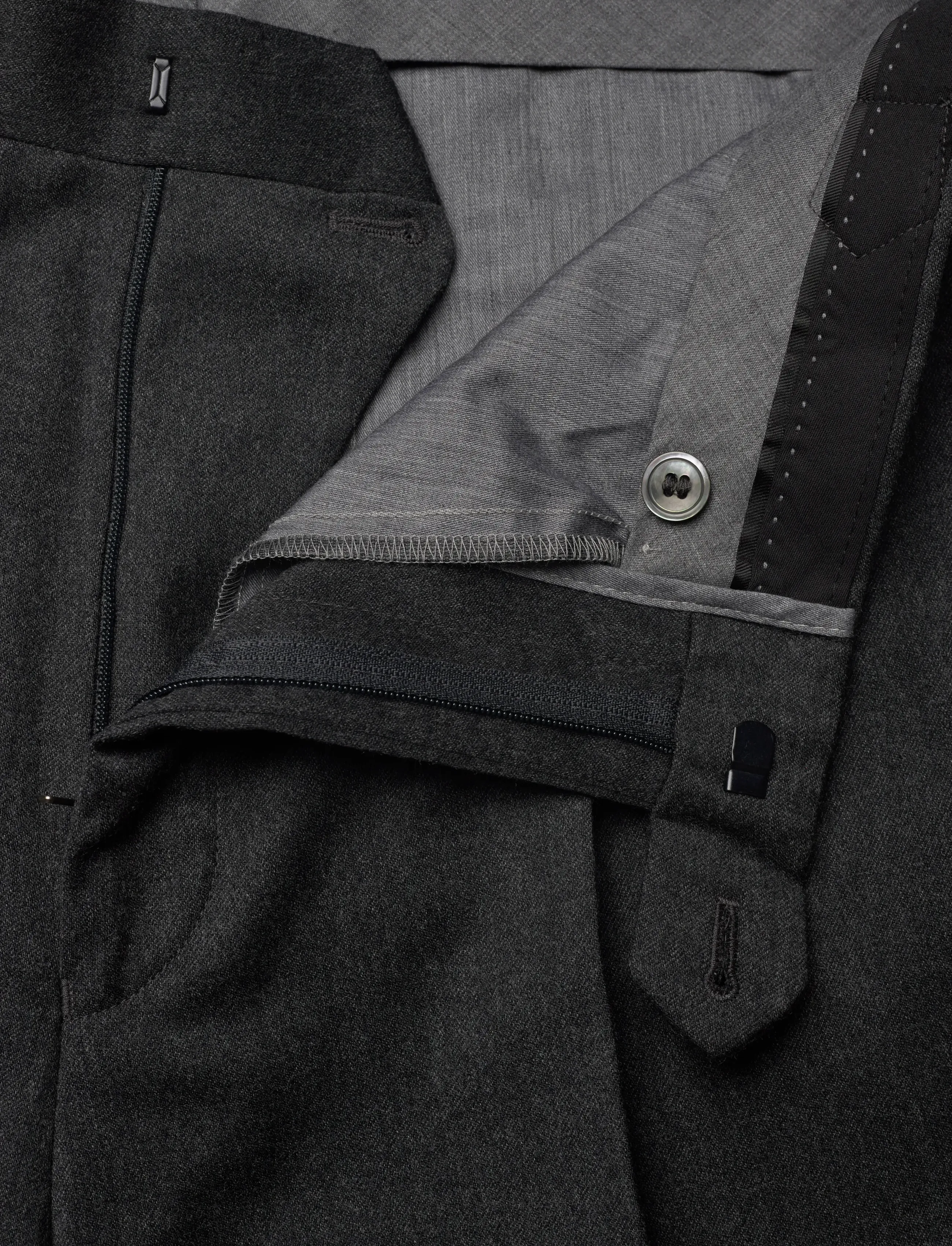 Oscar Jacobson - Delon Side Adjuster Evo Trousers - dark grey - 3