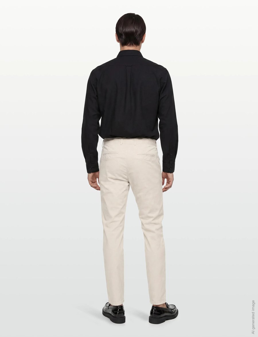 Oscar Jacobson - Danik Trousers - chinosy - creme white - 4