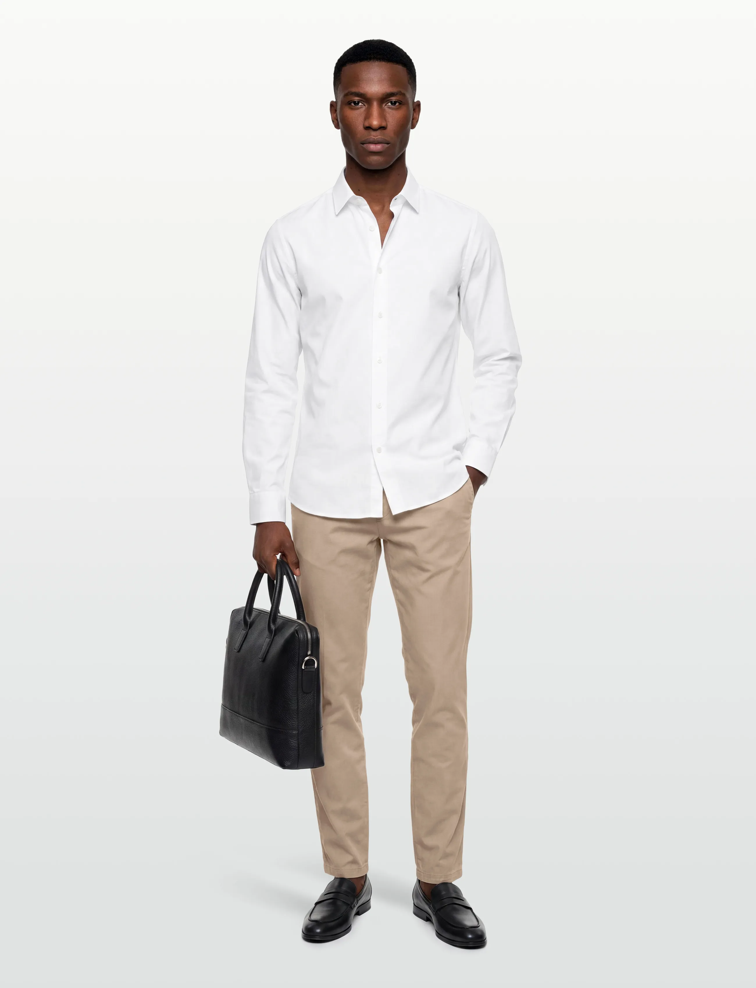 Oscar Jacobson Danik Trousers, 48, Beige - Chinos, Männerswear
