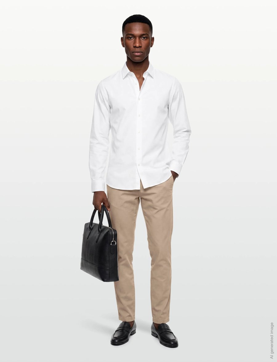 Oscar Jacobson - Danik Trousers - chinos - dusty beige - 0