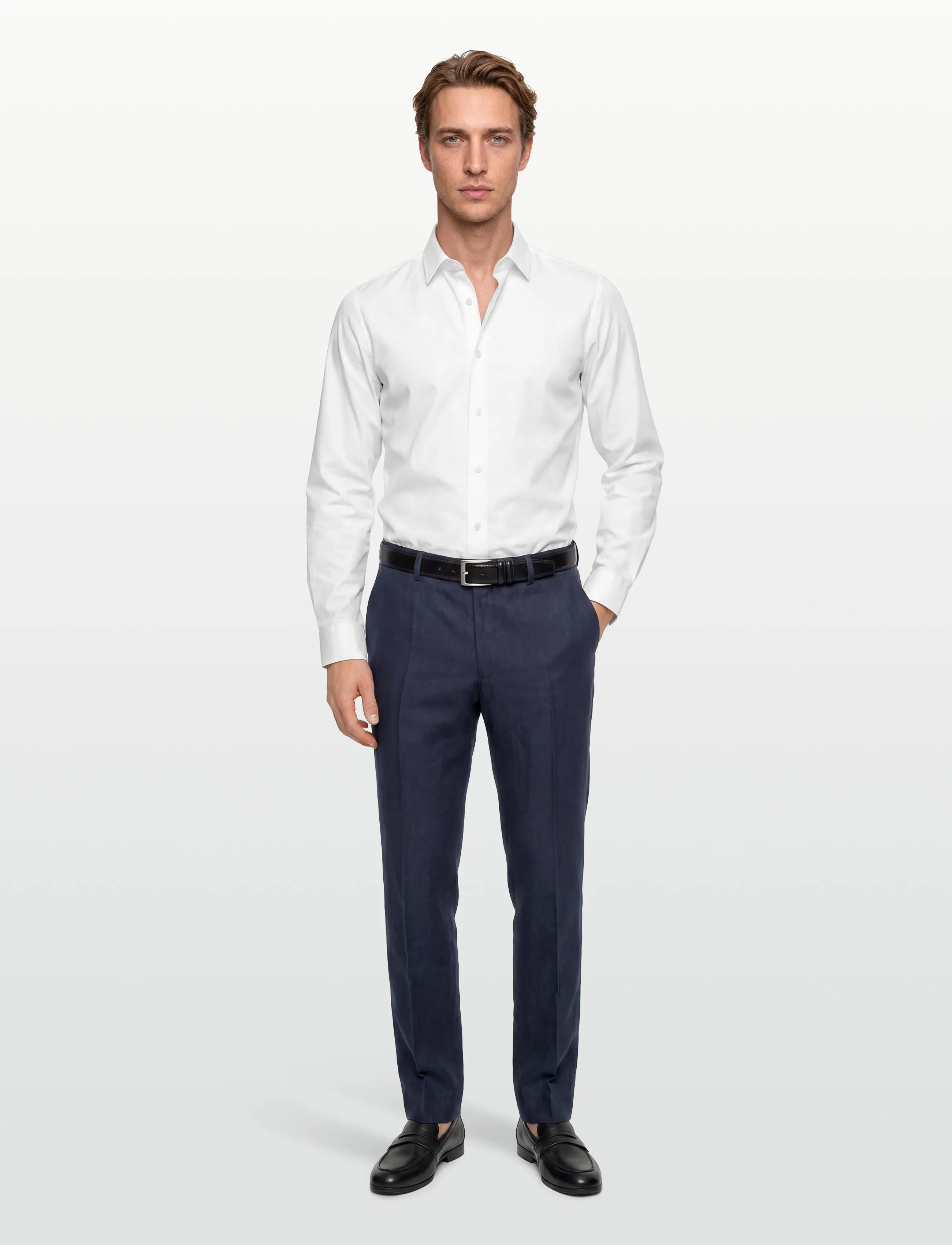 Oscar Jacobson Dandy Trousers, Mænd, Dandy Bukser, Navy, Str: 46