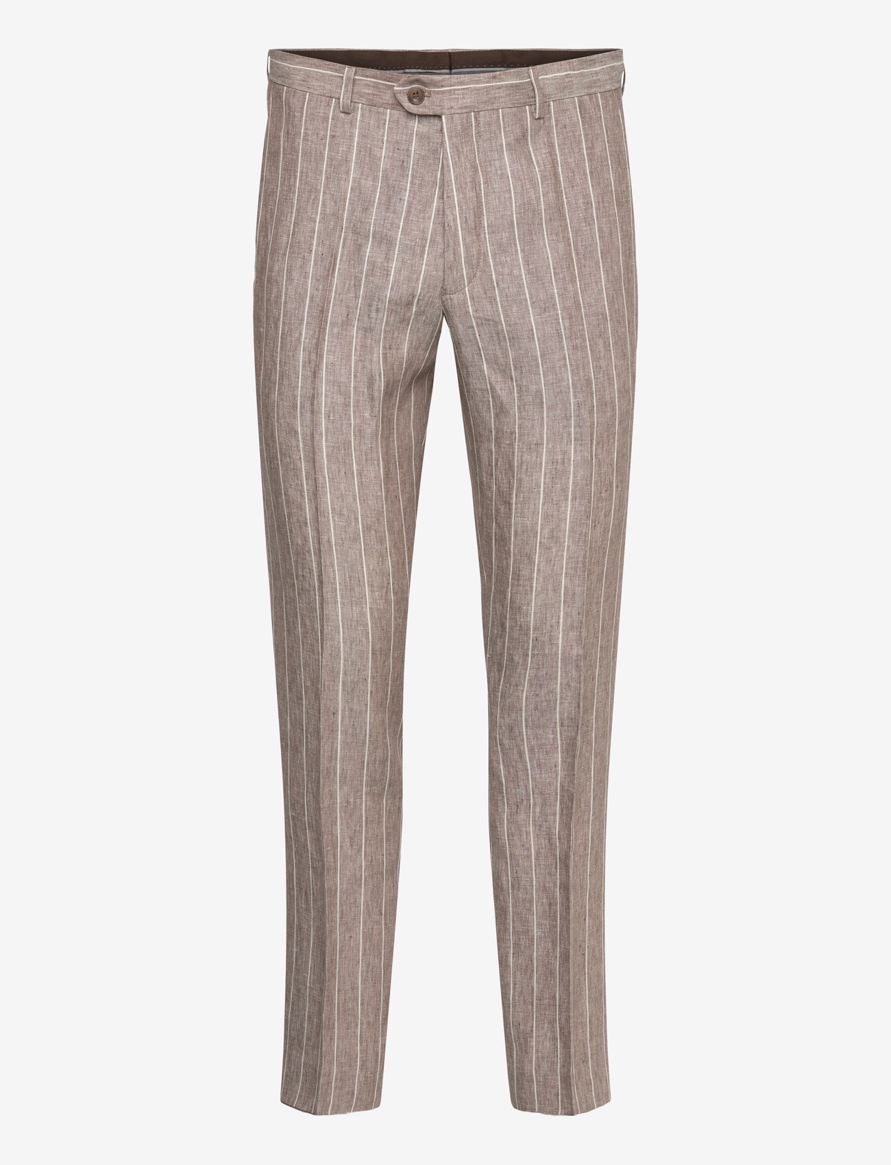 Oscar Jacobson - Dandy Trousers - dressbukser i lin - brindle beige - 0