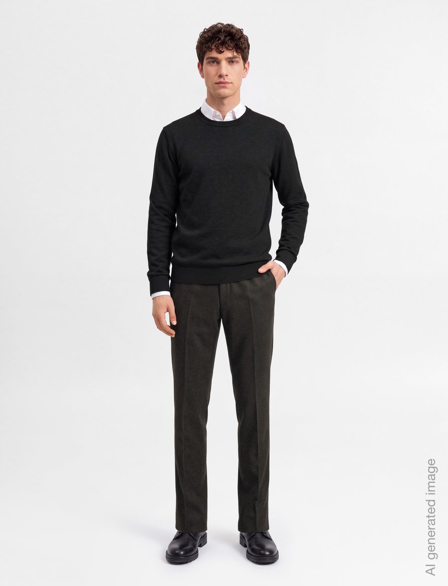 Oscar Jacobson - Dandy Trousers - suit trousers - dark brown - 0