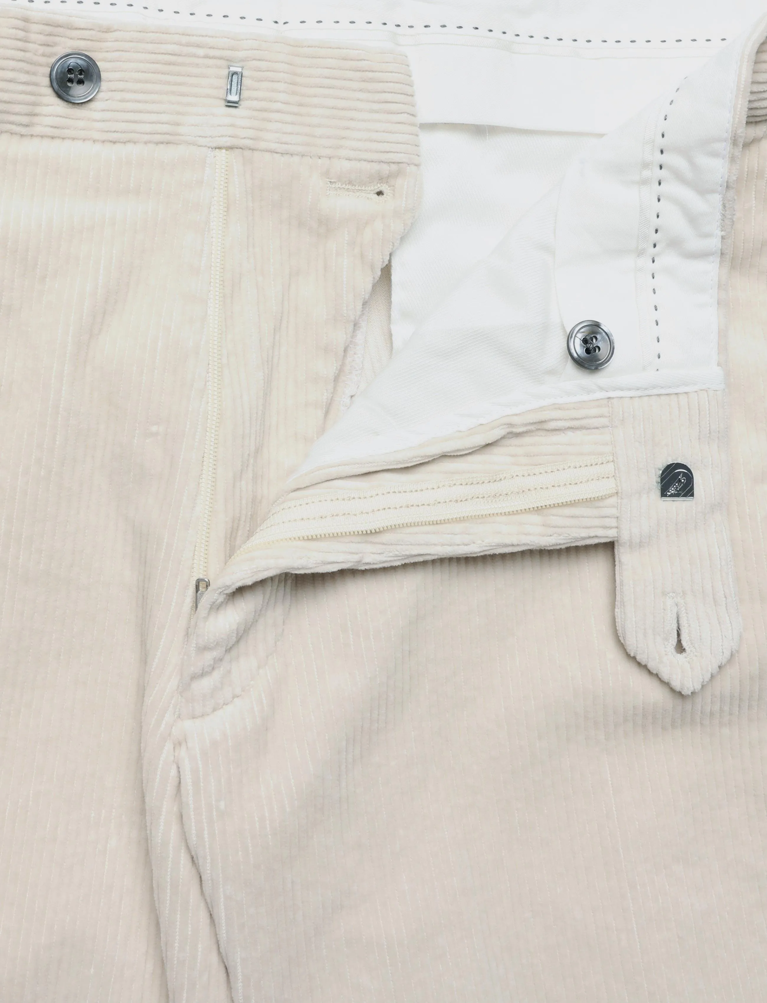 Oscar Jacobson - Dandy Trousers - casual trousers - creme white - 3