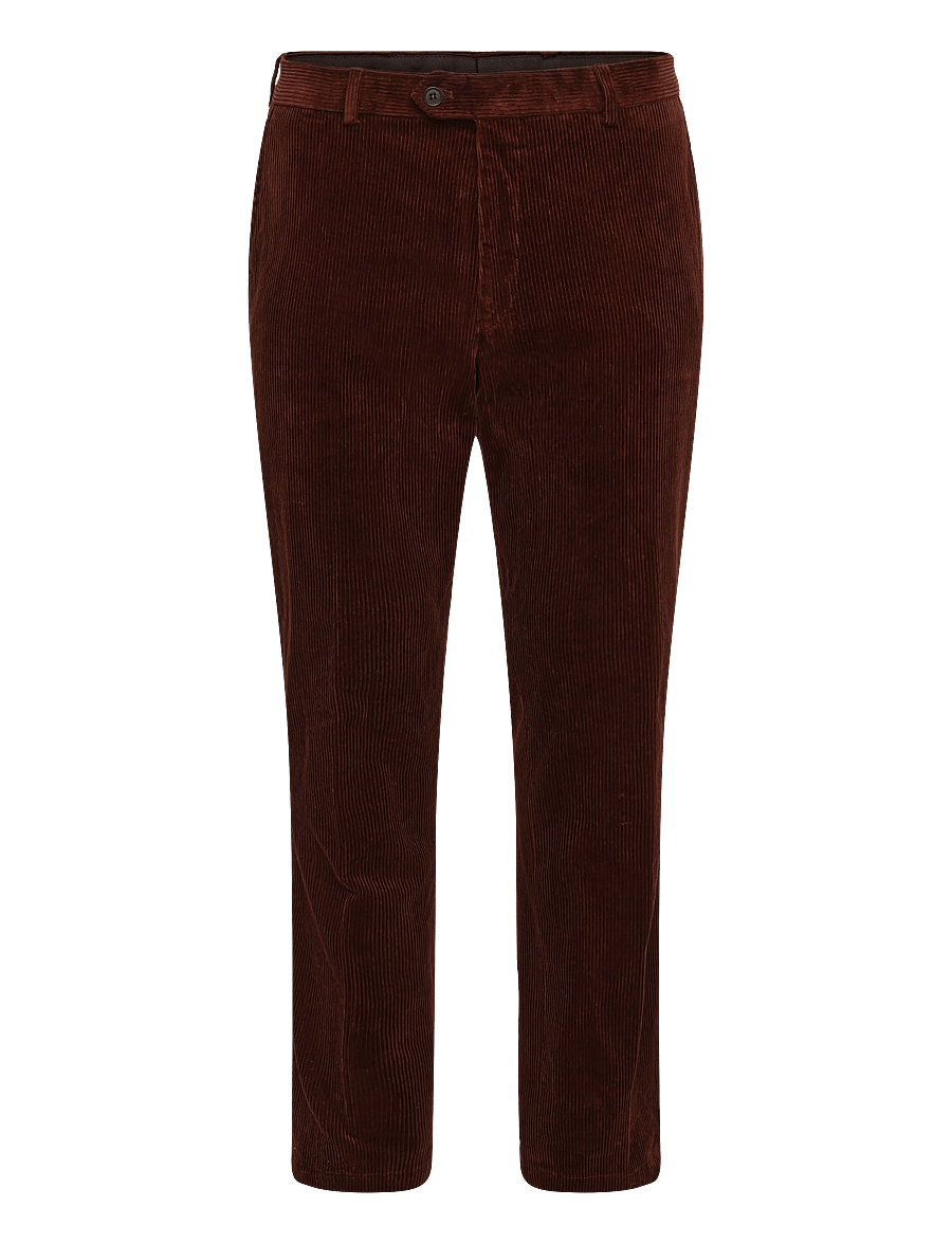 Oscar Jacobson - Dandy Trousers - freizeithosen - rustic brown - 0