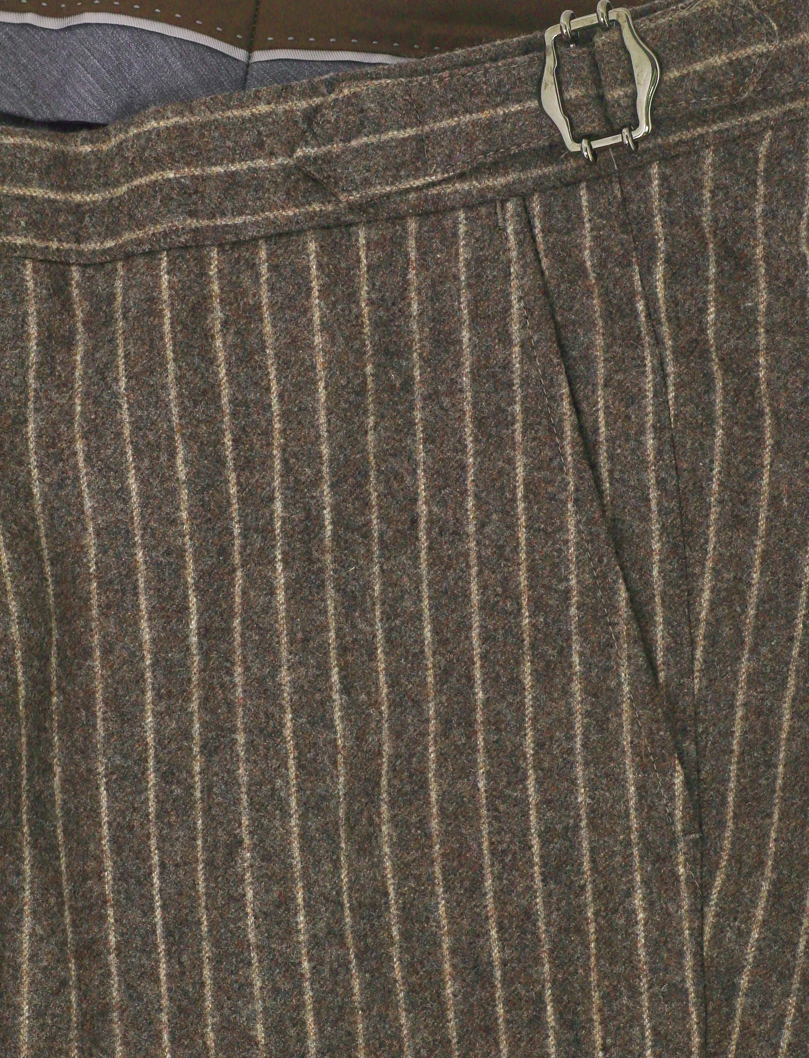 Oscar Jacobson - Dandy Side Adjuster Trousers - hazelnut brown - 2