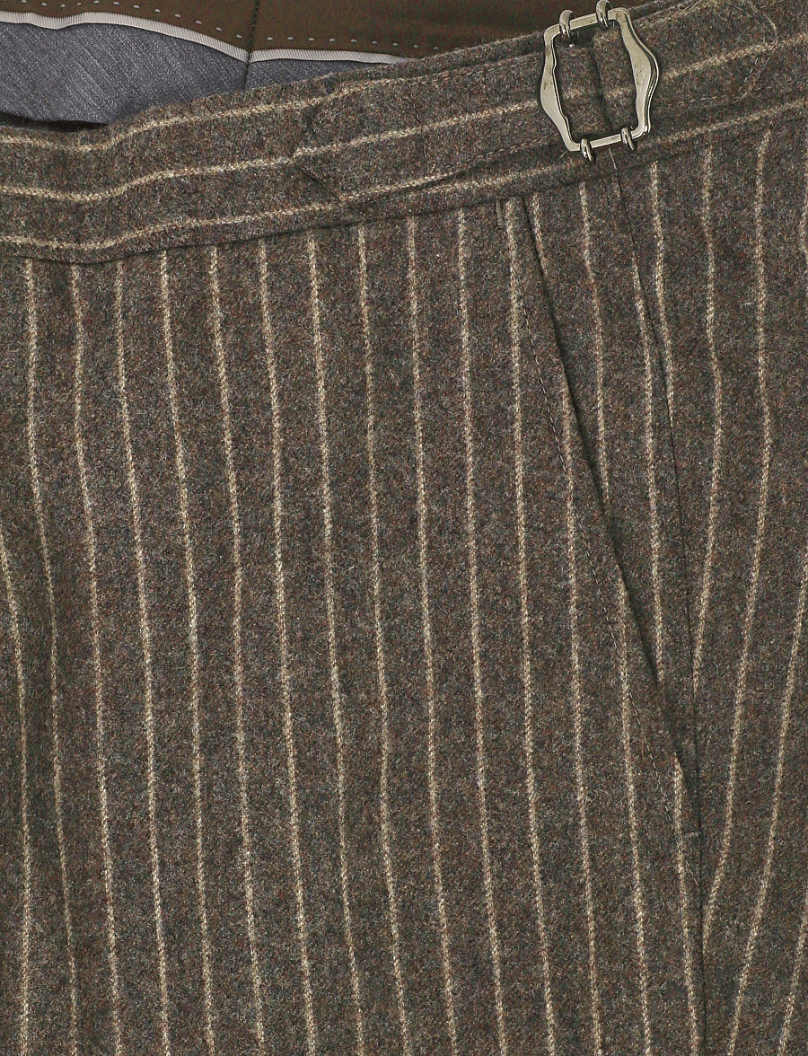 Oscar Jacobson - Dandy Side Adjuster Trousers - hazelnut brown - 2