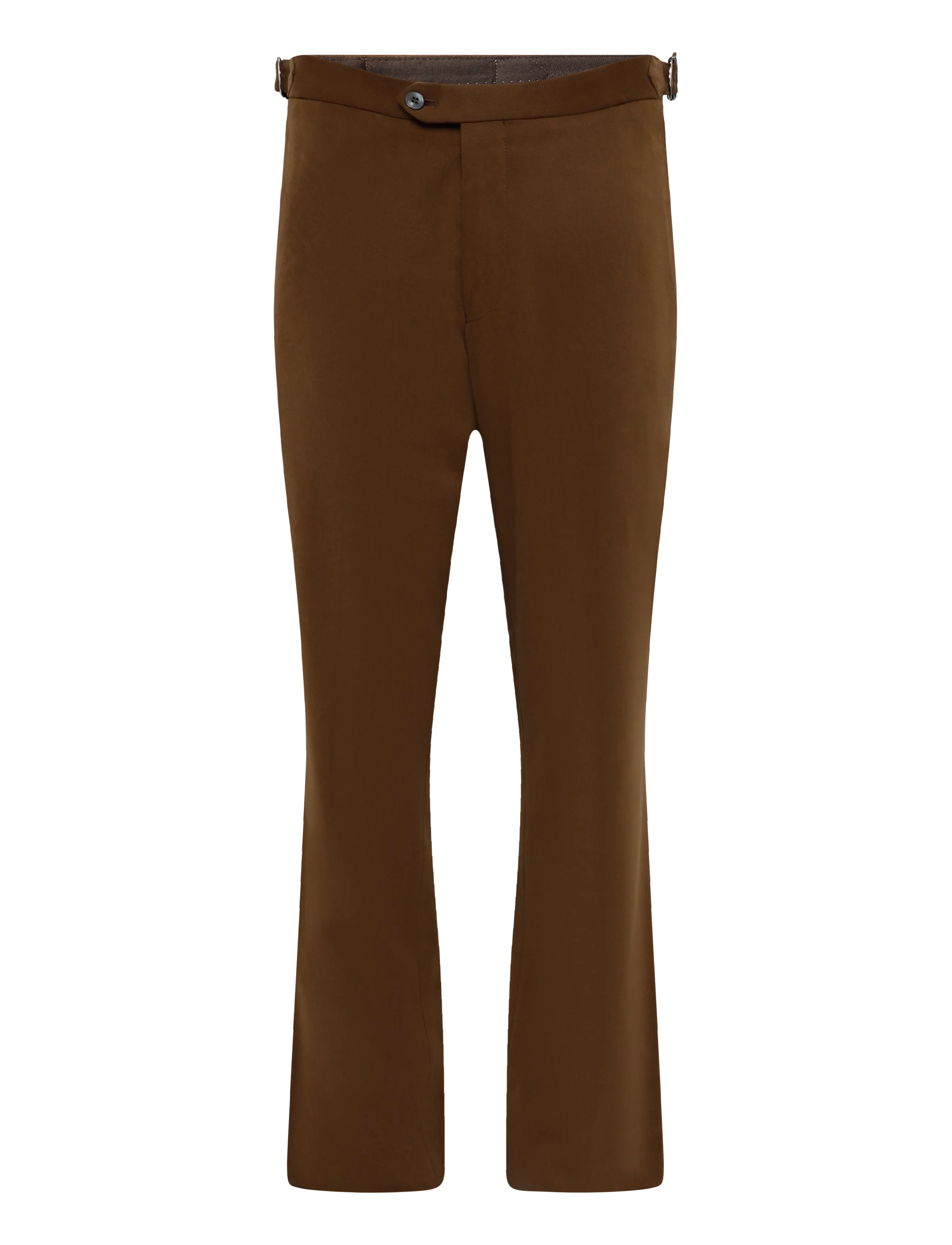 Oscar Jacobson Dandy Side Adjuster Trousers - Chinos - BROWN LEAF / brown