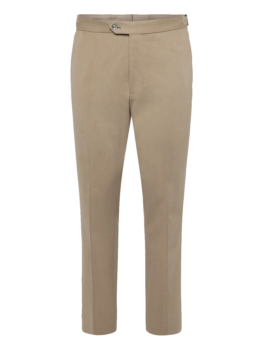 Oscar Jacobson - Dandy Side Adjuster Trousers - chino-püksid - dusty beige - 0