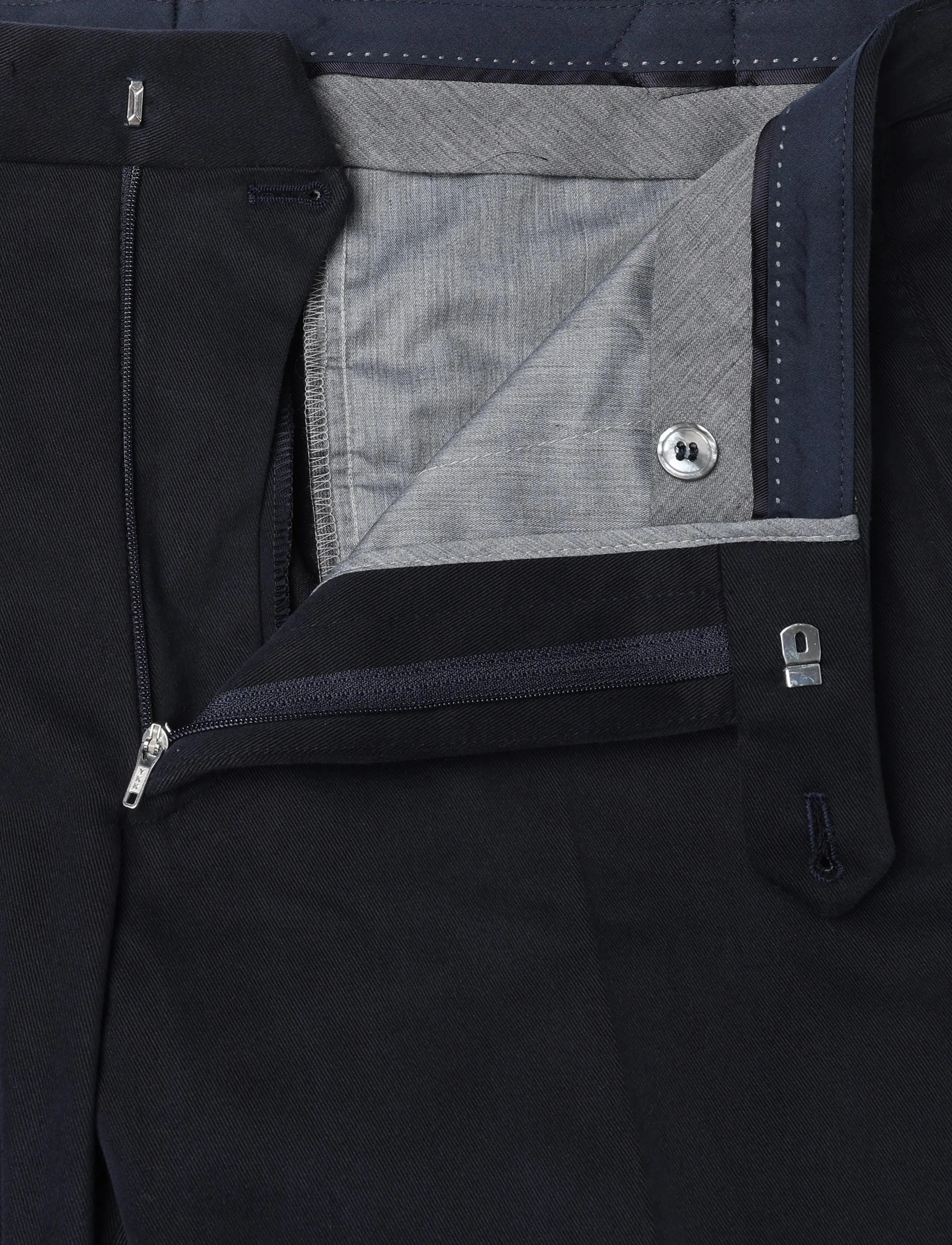Oscar Jacobson - Dandy Side Adjuster Trousers - chinos - navy - 3