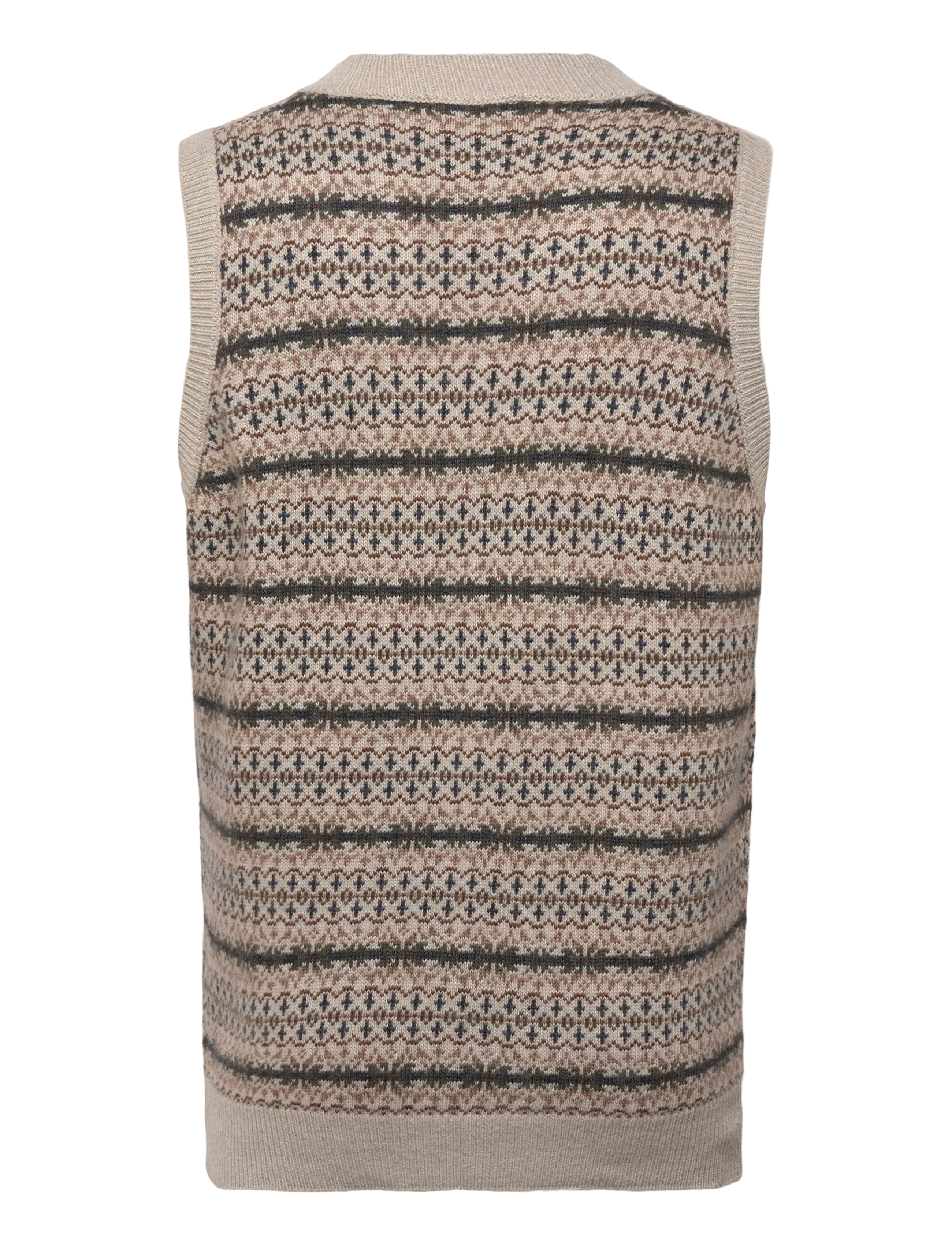 Oscar Jacobson - Lucas Vest - pebble beige - 1