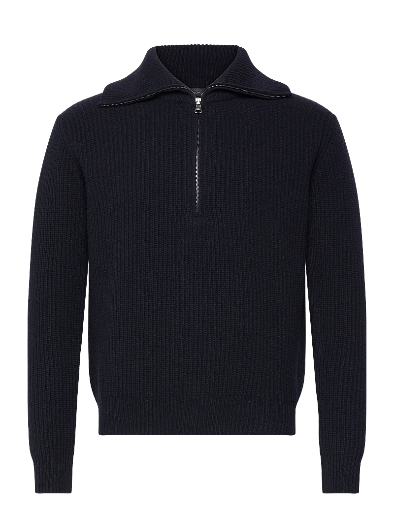 Oscar Jacobson - Mauritz Half zip - half zip-tröjor - navy - 2