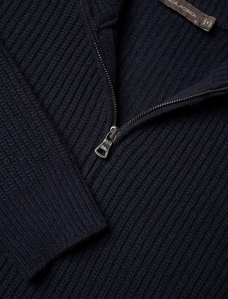 Oscar Jacobson - Mauritz Half zip - half zip-tröjor - navy - 3