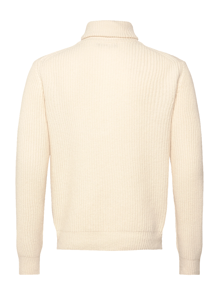 Oscar Jacobson - Mauritz Half zip - puolivetoketjulliset neuleet - white shell - 1