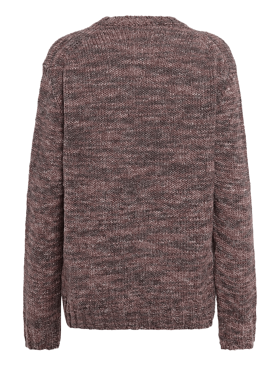Oscar Jacobson - Ronnie Roundneck - round necks - purple - 1