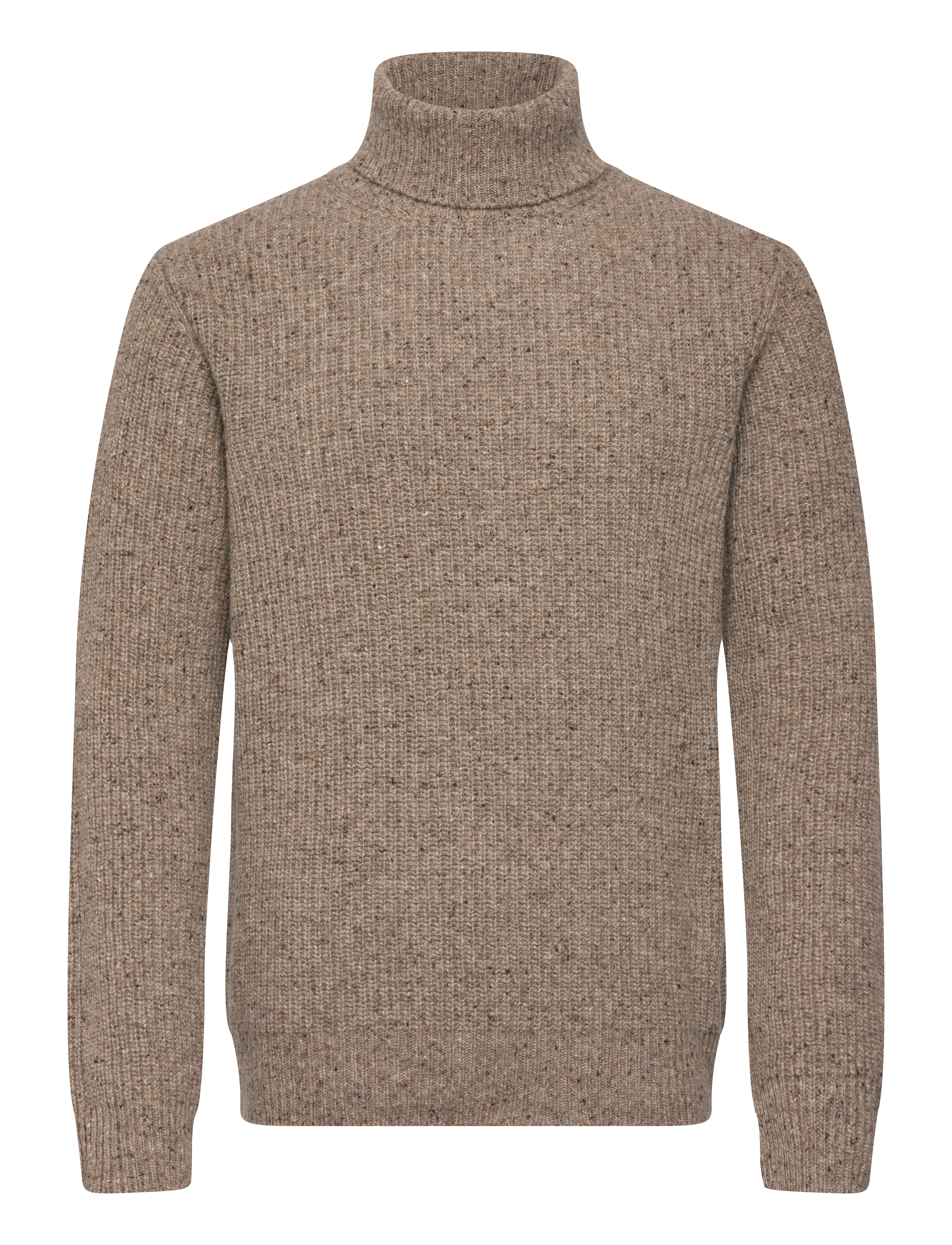 Oscar Jacobson Mika Rollneck, S, Beige, Strik > Rullekraves, Herre