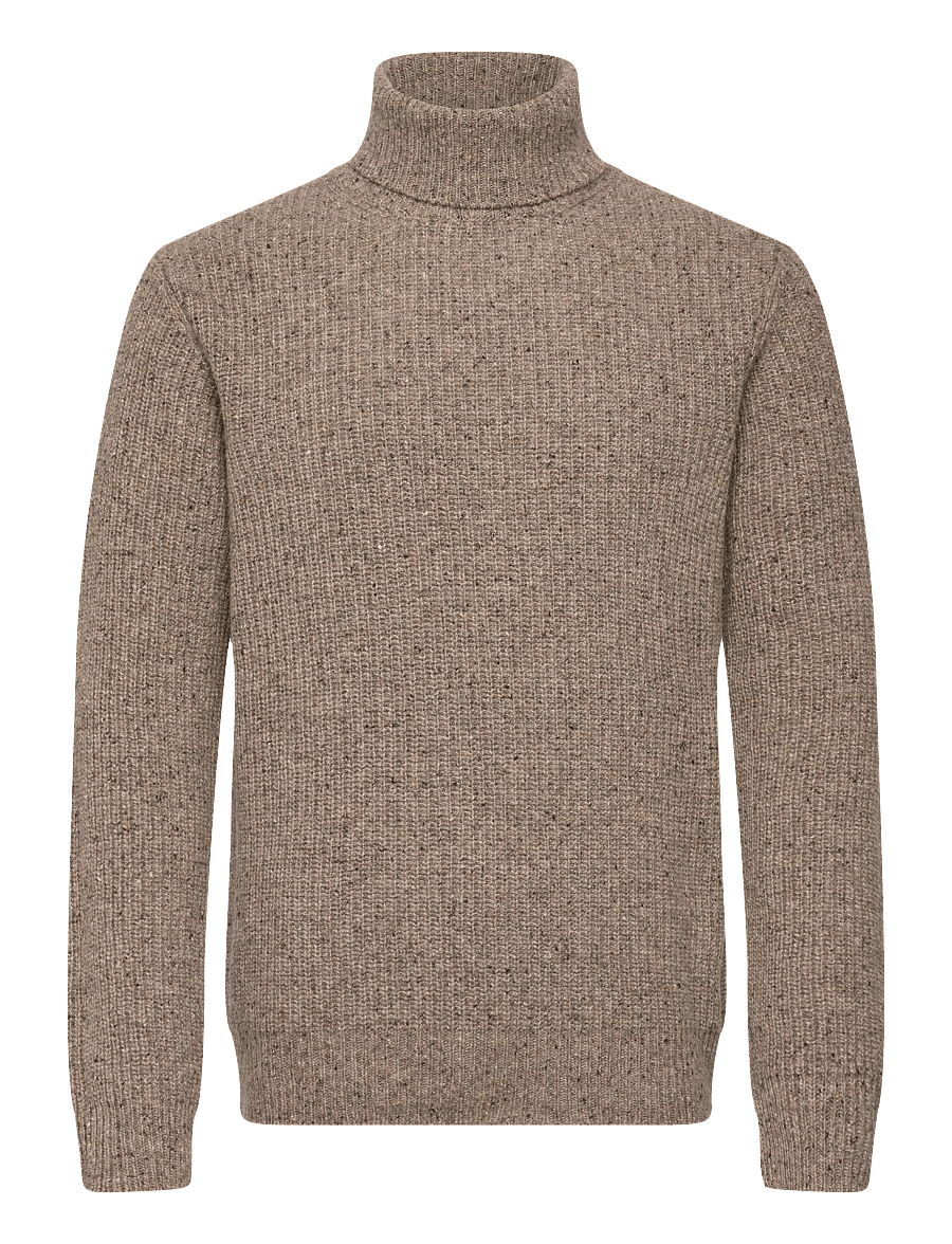 Oscar Jacobson - Mika Rollneck - rullekraver - walnut beige - 0