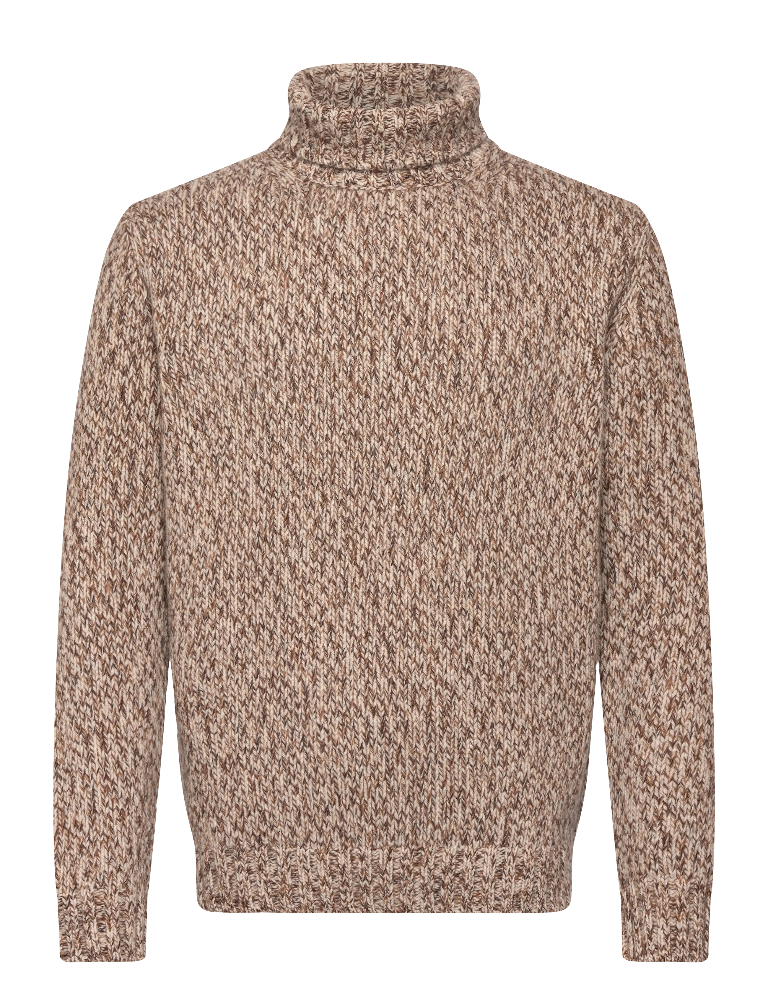 Oscar Jacobson Mika Rollneck, M, Brown, Strik > Rullekraves, Herre