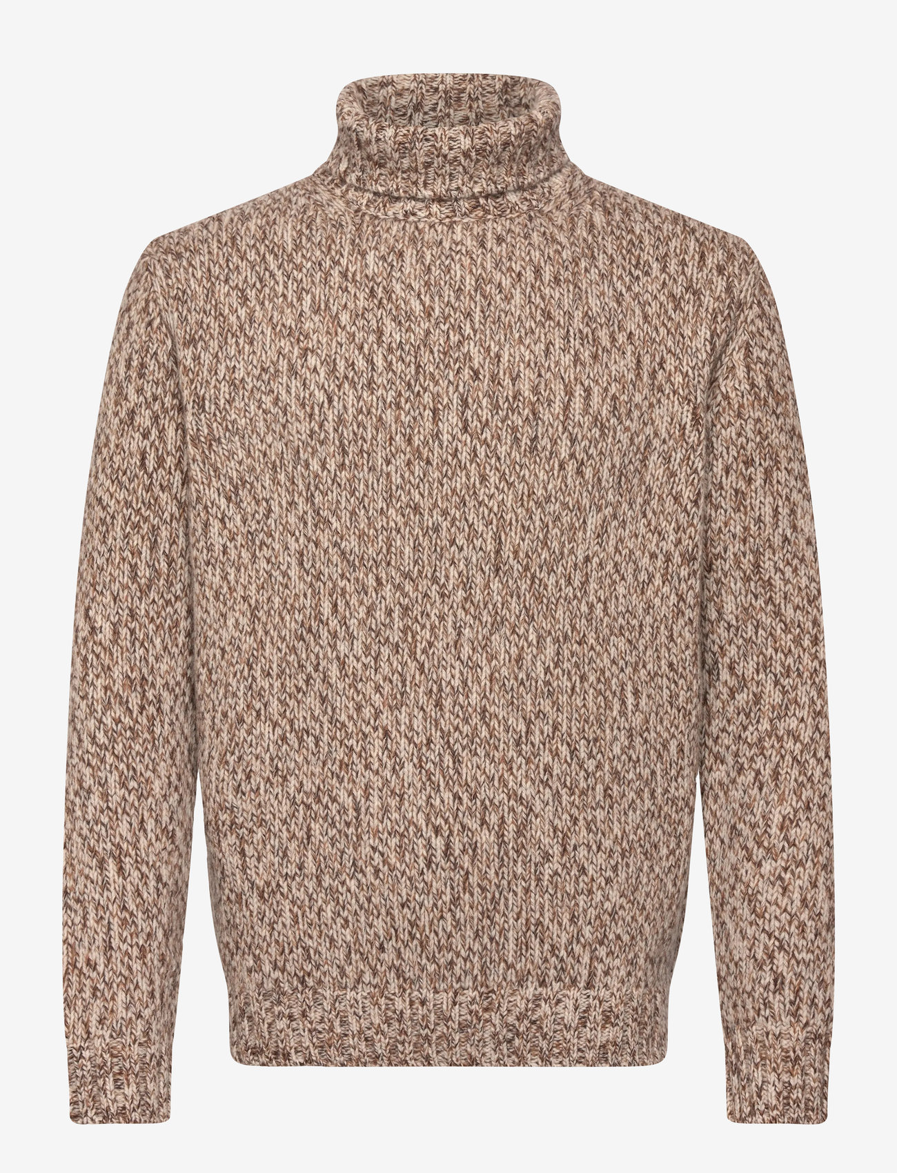 Oscar Jacobson - Mika Rollneck - kõrge kaelusega džemprid - brown plaice - 0