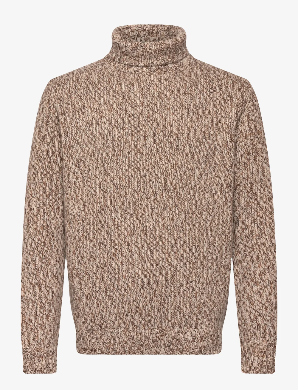 Oscar Jacobson - Mika Rollneck - kõrge kaelusega džemprid - brown plaice - 0