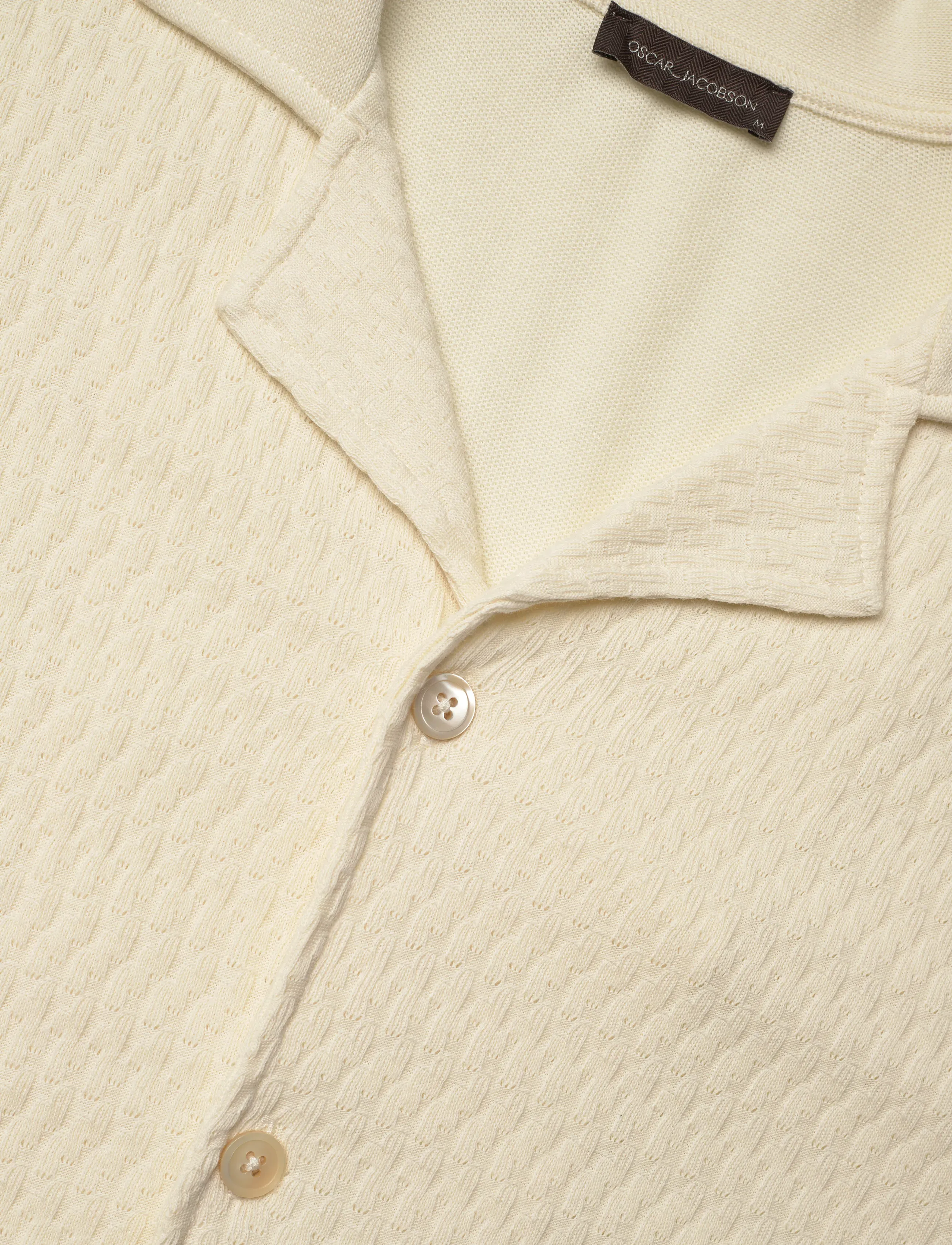 Oscar Jacobson - Kirk Knitted Shirt - tavalised t-särgid - pompona yellow - 5