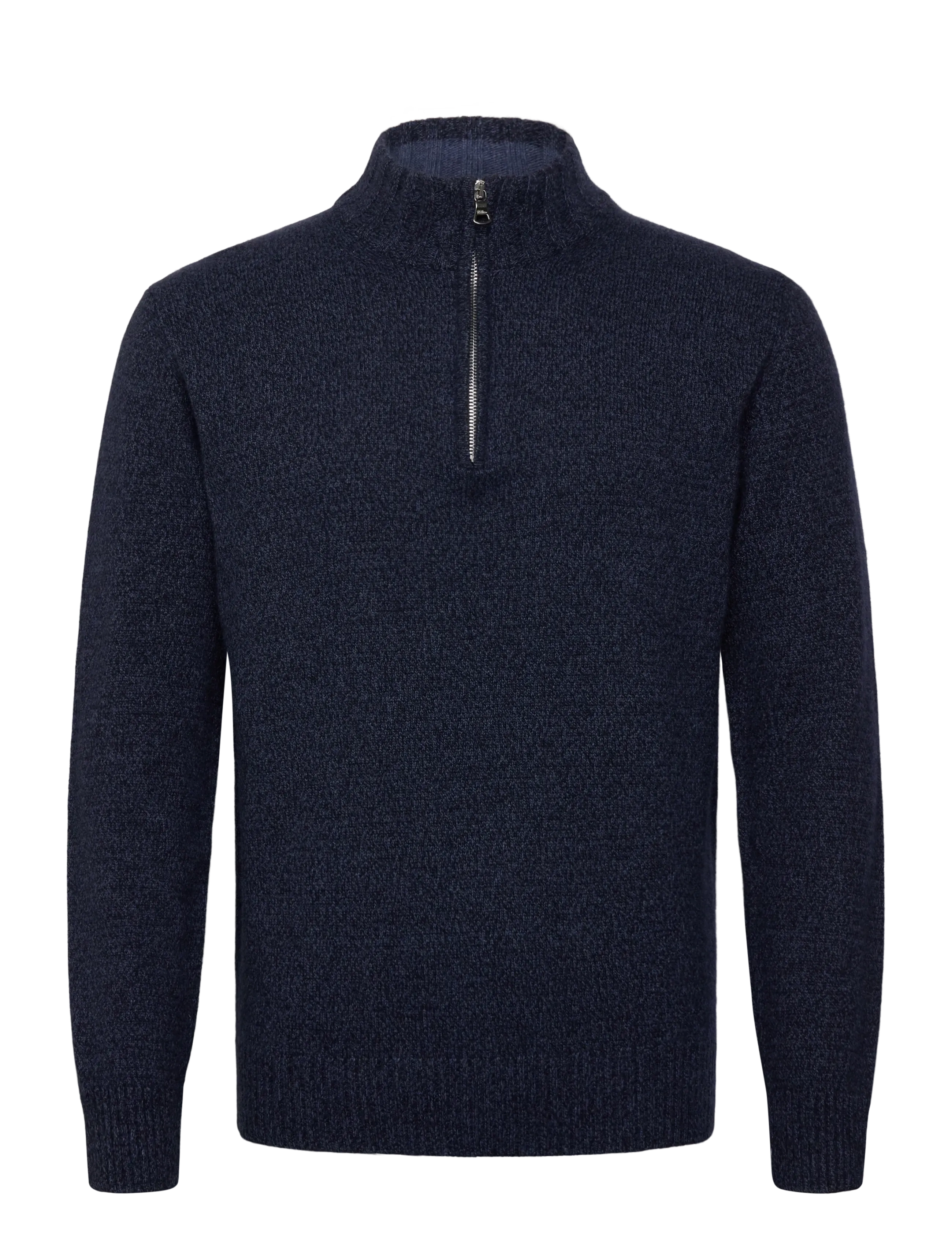 Oscar Jacobson Paul Half Zip, Mænd, Halv Lynlås Trøje, Navy, Str: S