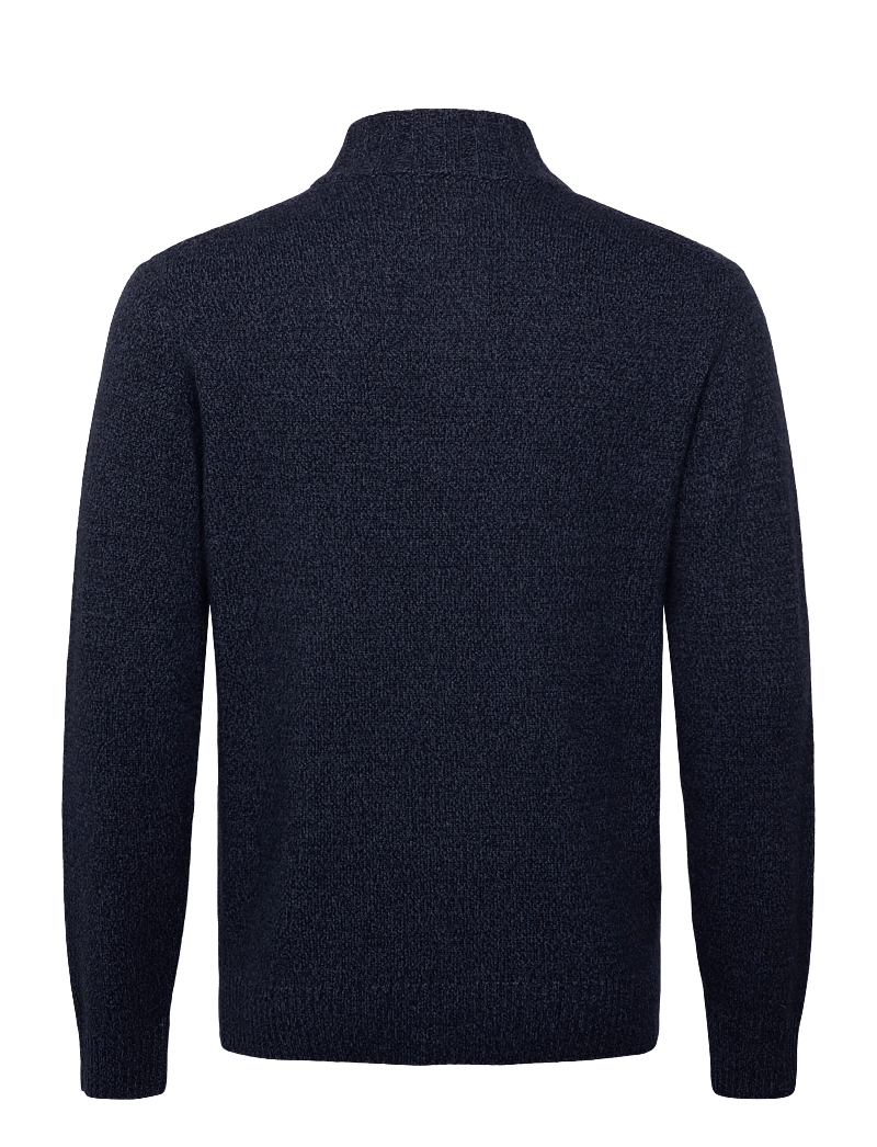 Oscar Jacobson - Paul Half Zip - tõmblukk-kaelusega dressipluusid - atlantic blue - 1
