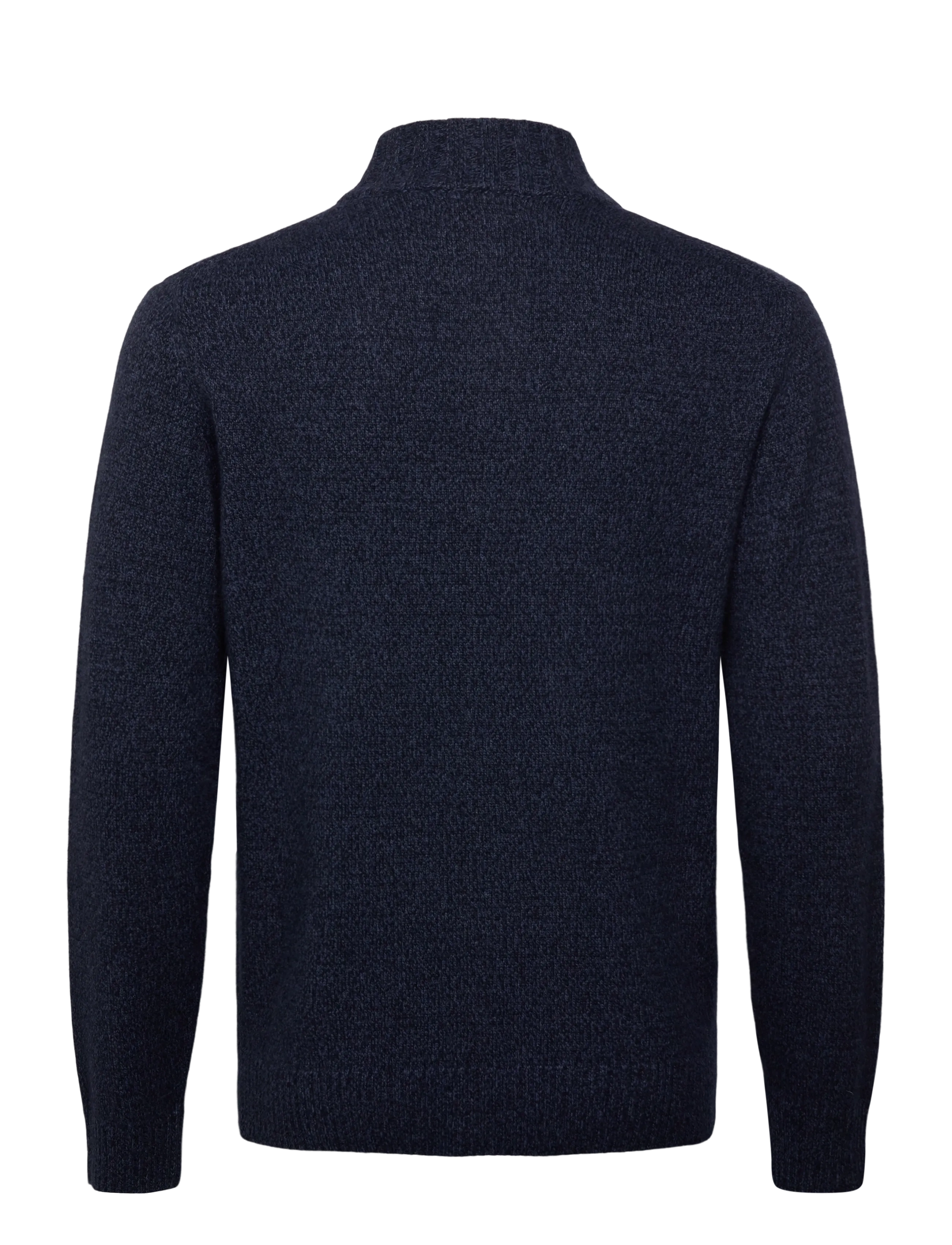 Oscar Jacobson - Paul Half Zip - halfzip strik - atlantic blue - 1