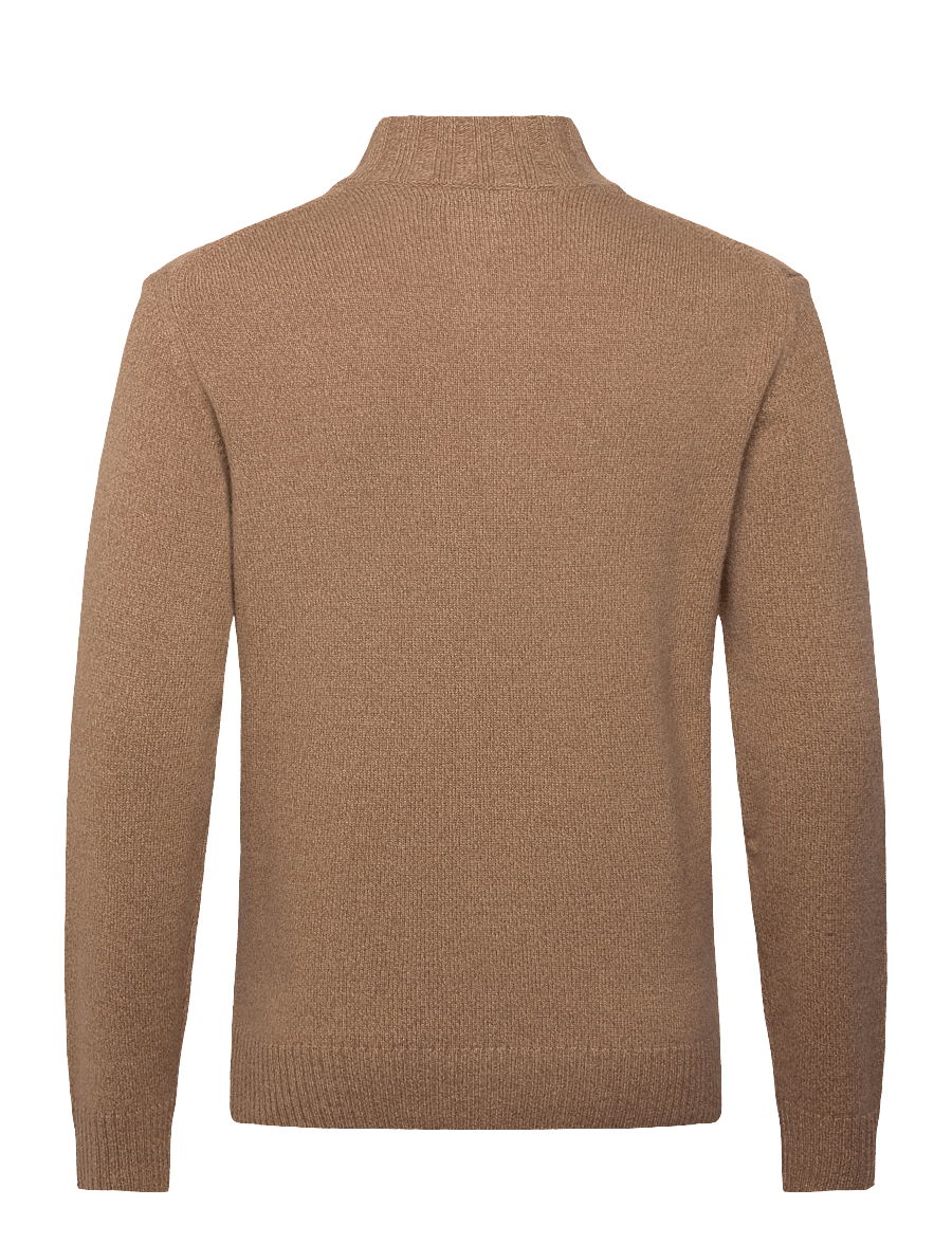 Oscar Jacobson - Paul Half Zip - half zip-tröjor - toffee beige - 1