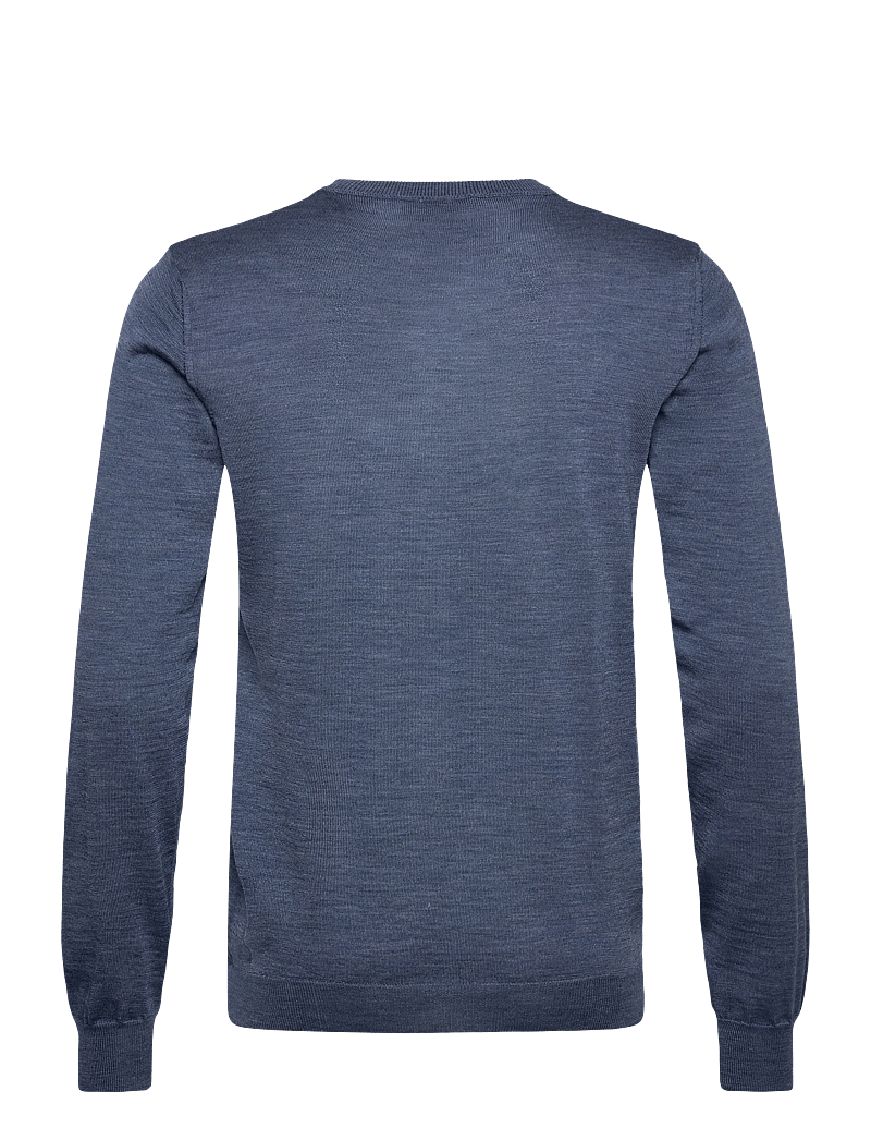 Oscar Jacobson - Miguel Roundneck - rund hals - denim blue - 1