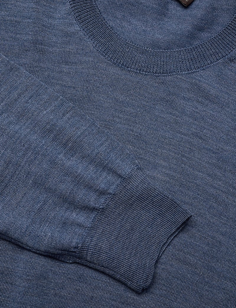 Oscar Jacobson - Miguel Roundneck - rund hals - denim blue - 2