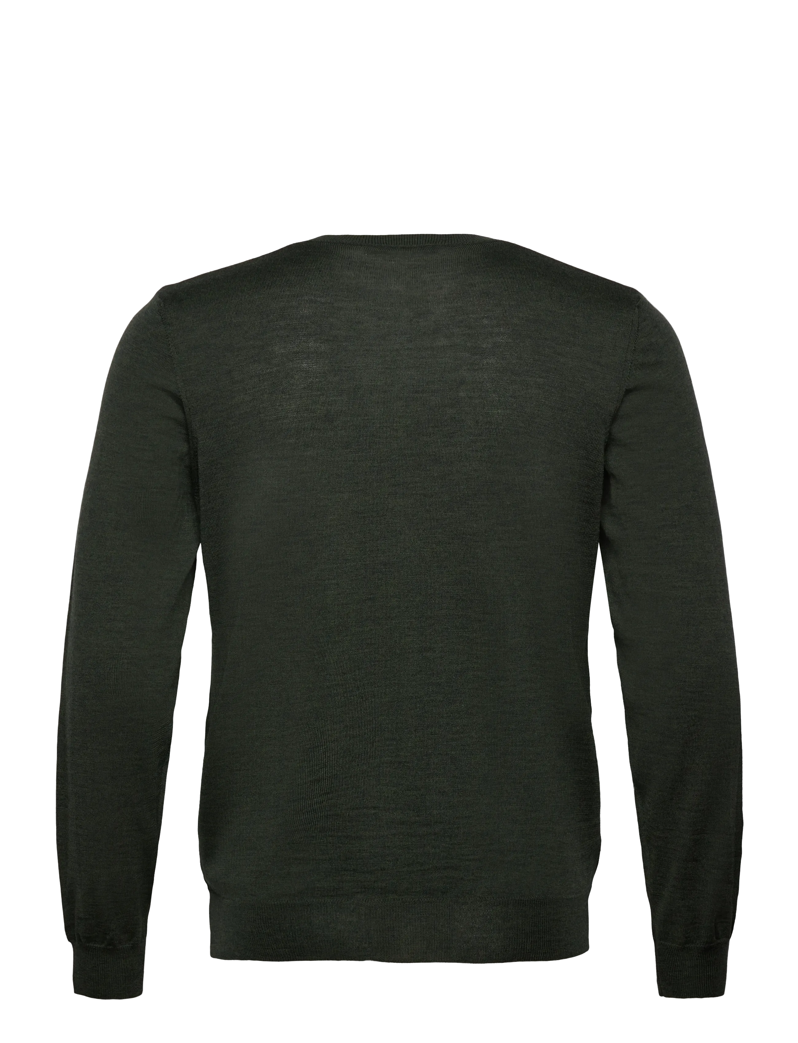 Oscar Jacobson - Miguel Roundneck - knitted round necks - green night - 1
