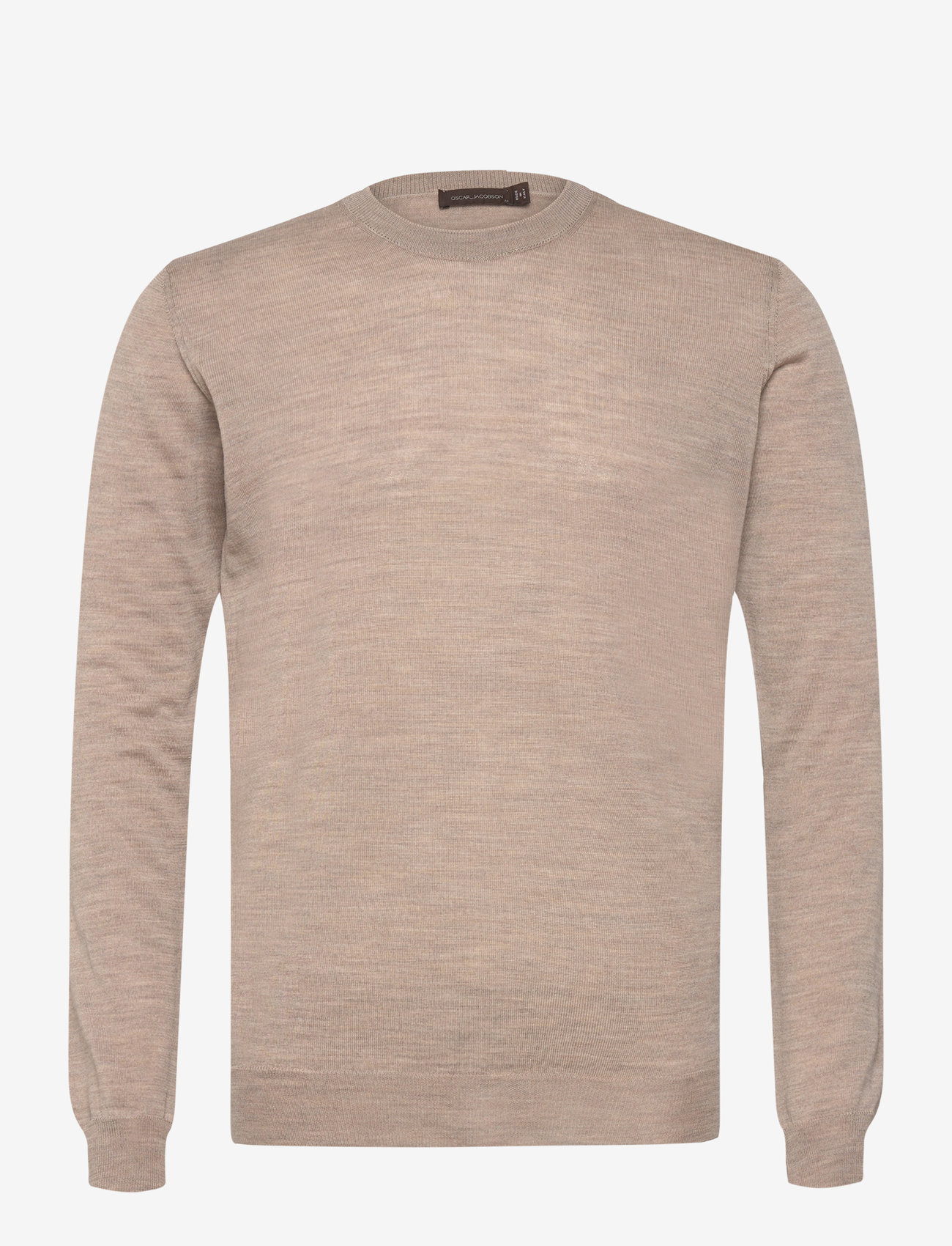 Oscar Jacobson - Miguel Roundneck - rund hals - baked beige - 0