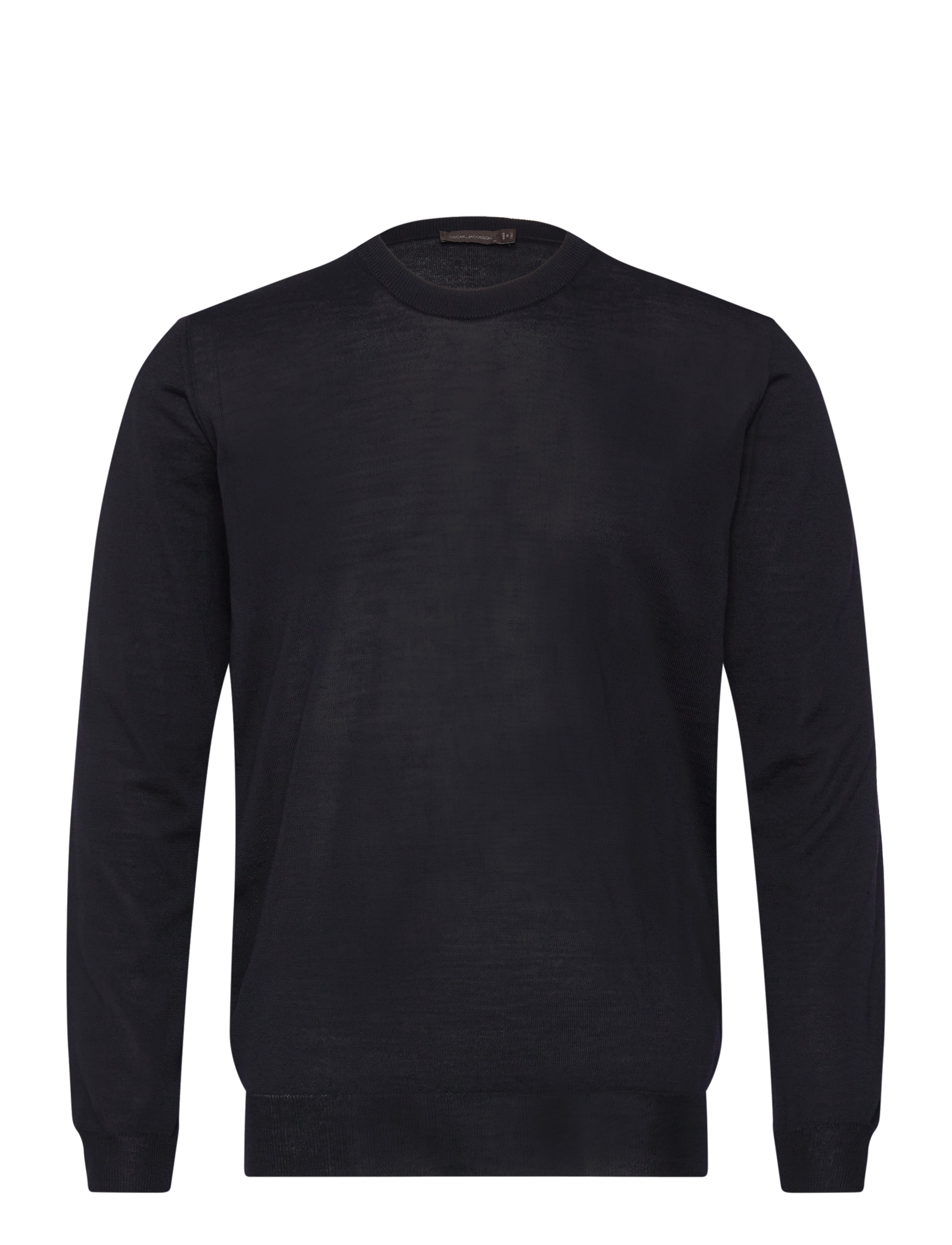 Oscar Jacobson Miguel Roundneck, Mænd, Rundhalset Sweater, Navy, Str: S