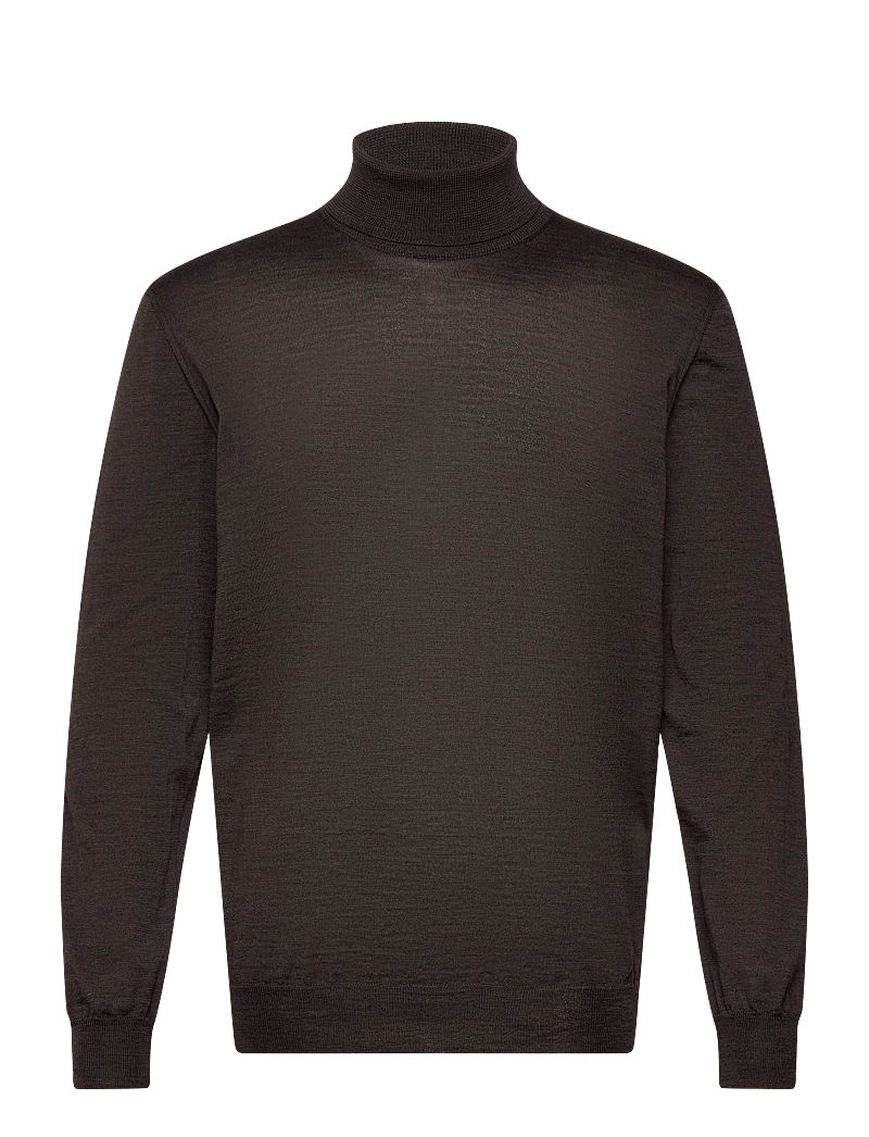 Oscar Jacobson - Marcel Rollneck - polokrage - brown flannel - 0