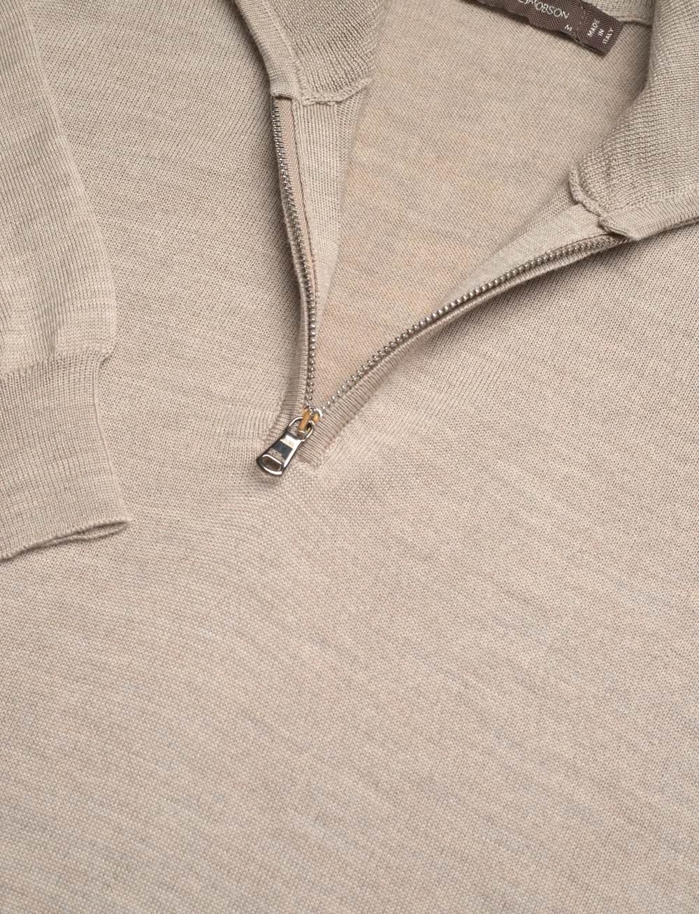 Oscar Jacobson - Marlon Half zip - half zip-tröjor - baked beige - 2