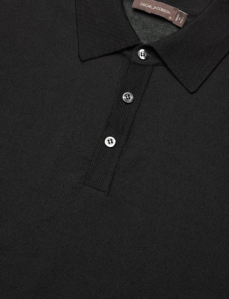 Oscar Jacobson - Melvin Poloshirt - polostrik - black tile - 2