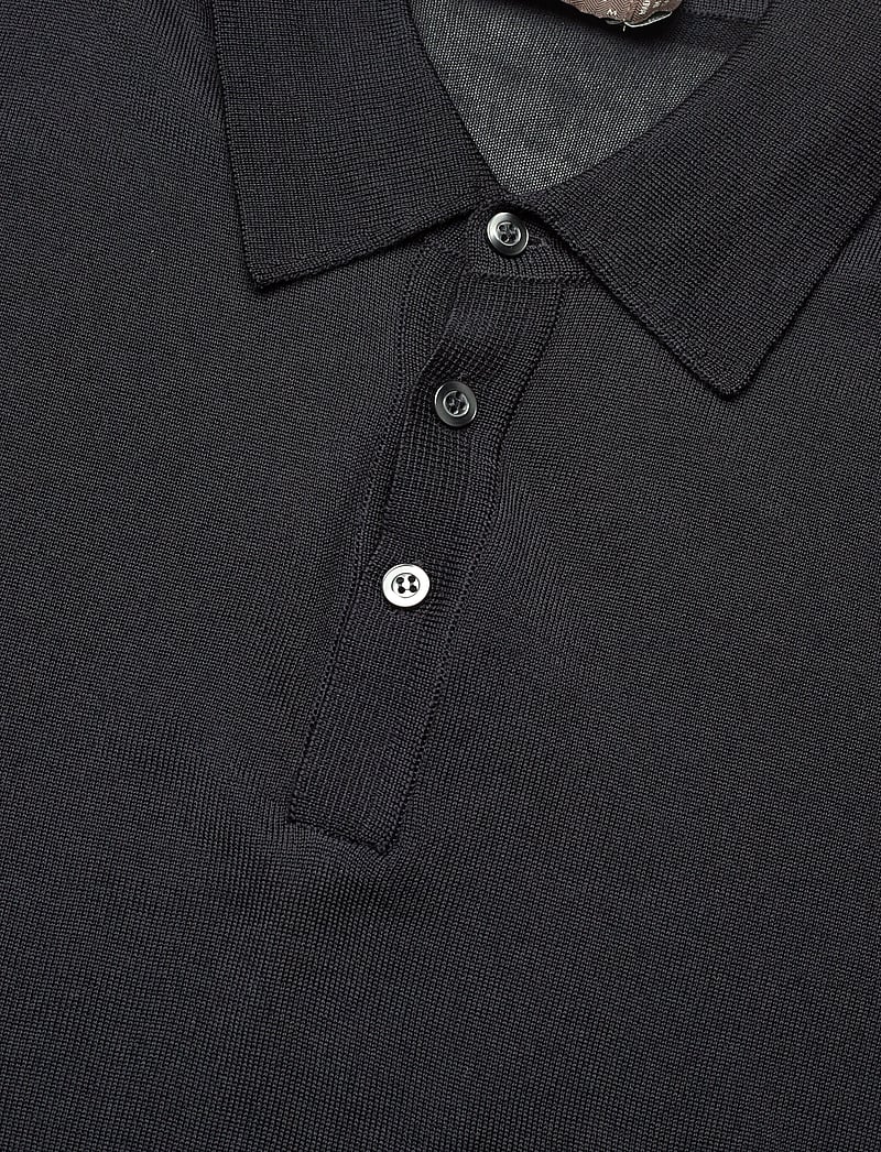 Oscar Jacobson - Melvin Poloshirt - stickade pikéer - night blue - 2