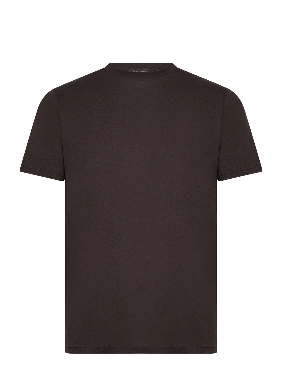 Oscar Jacobson - Kim T-shirt S-S - kortärmade t-shirts - brown elk - 1