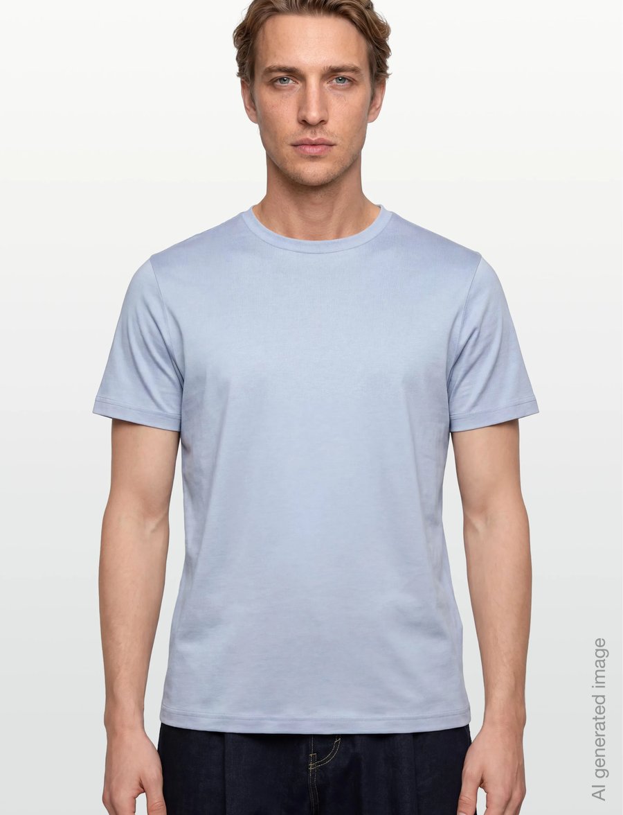 Oscar Jacobson - Kim T-shirt S-S - kurzärmelig - chambray blue - 3