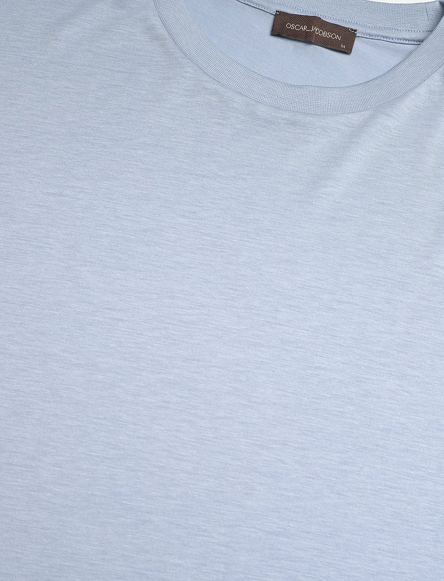 Oscar Jacobson - Kim T-shirt S-S - kurzärmelig - chambray blue - 5