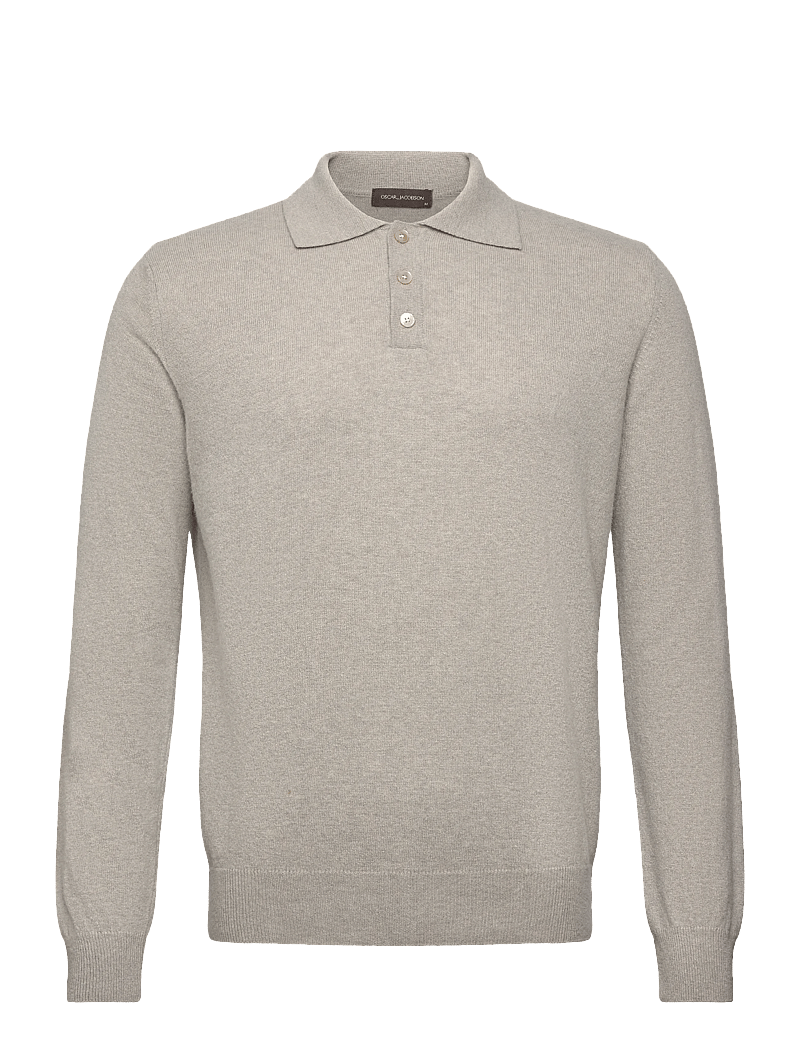 Oscar Jacobson - Pepe Poloshirt - stickade pikéer - brick beige - 0
