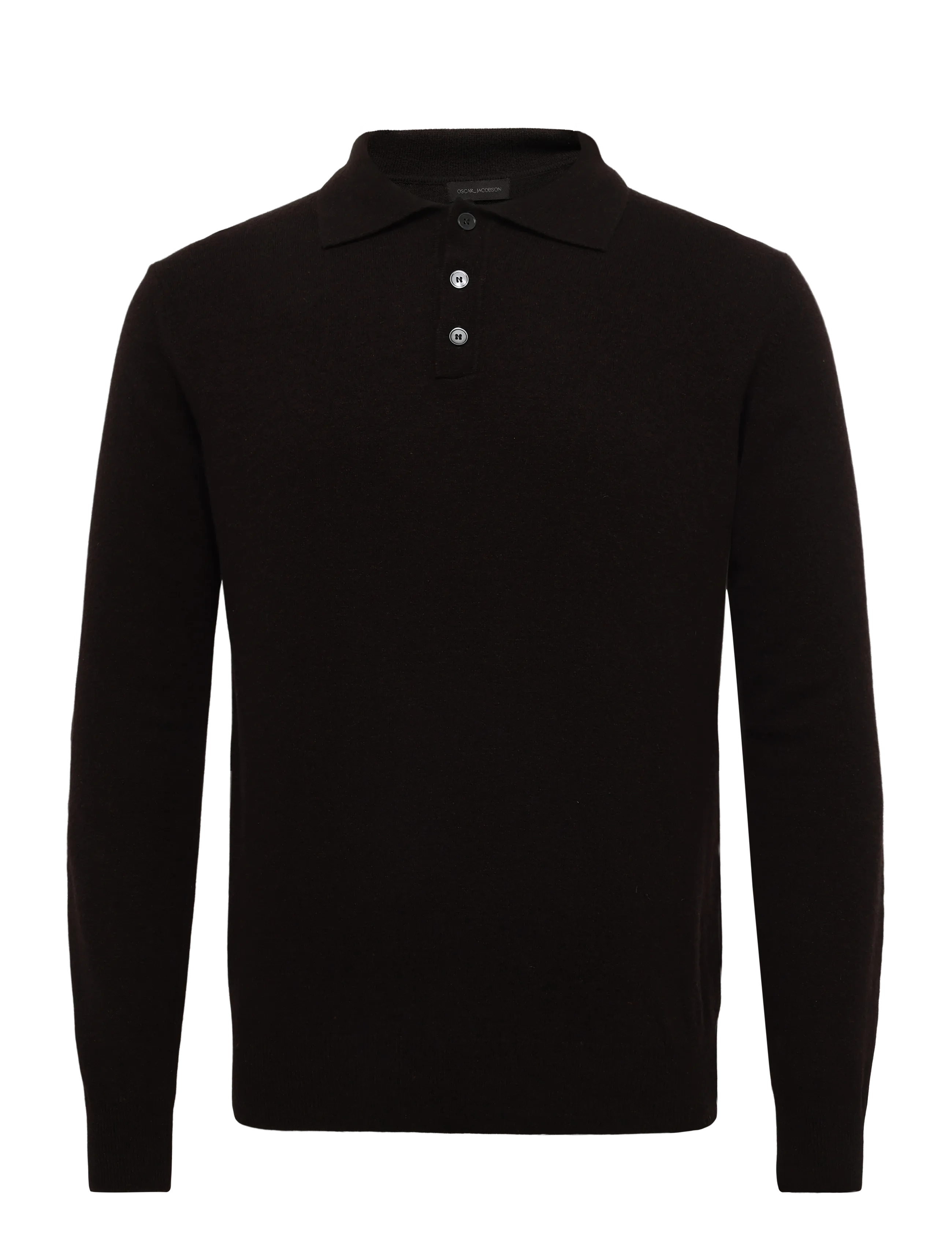 Oscar Jacobson Pepe Poloshirt - Neuleet - BROWN FLANNEL / brown